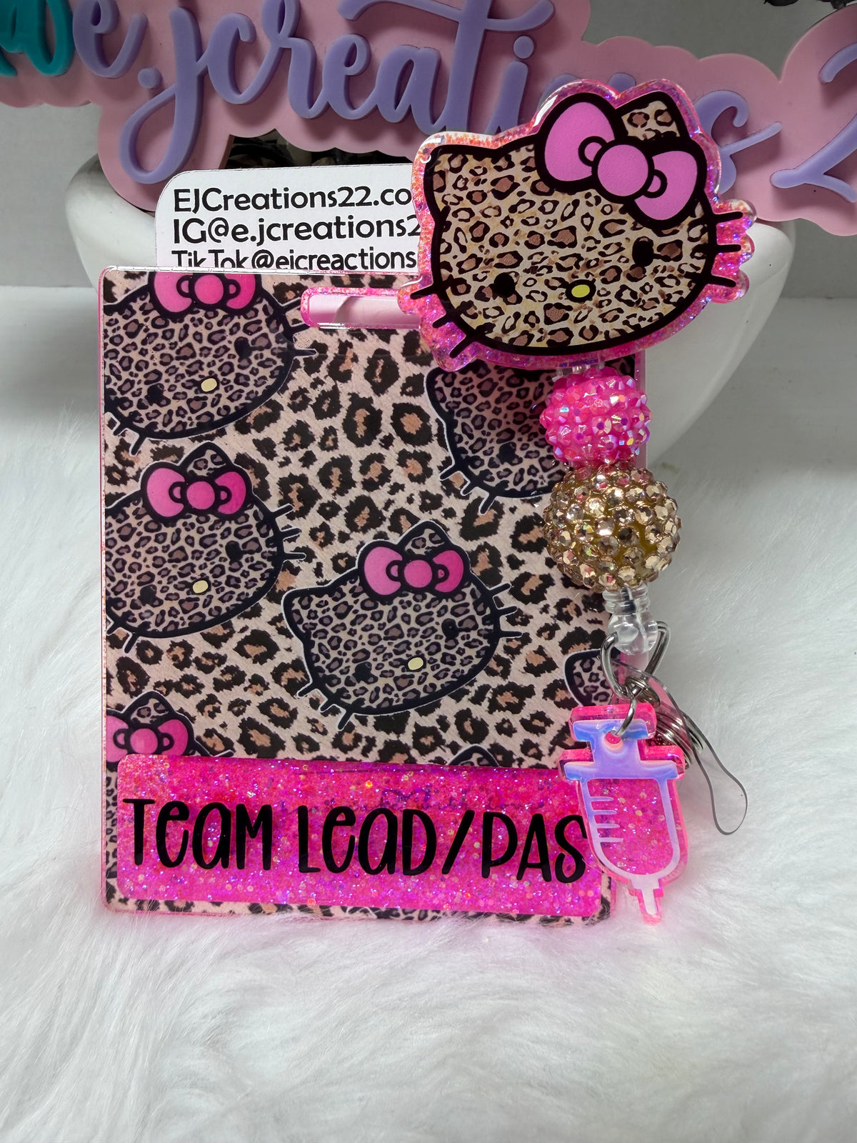 HK Leopard Badge Buddy Set