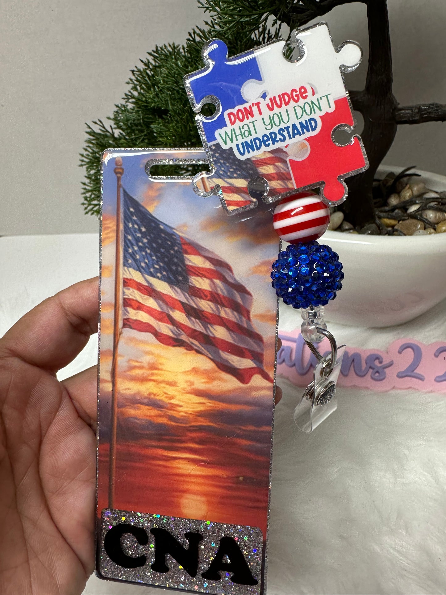 Patriotic Veterans Badge Buddy Set