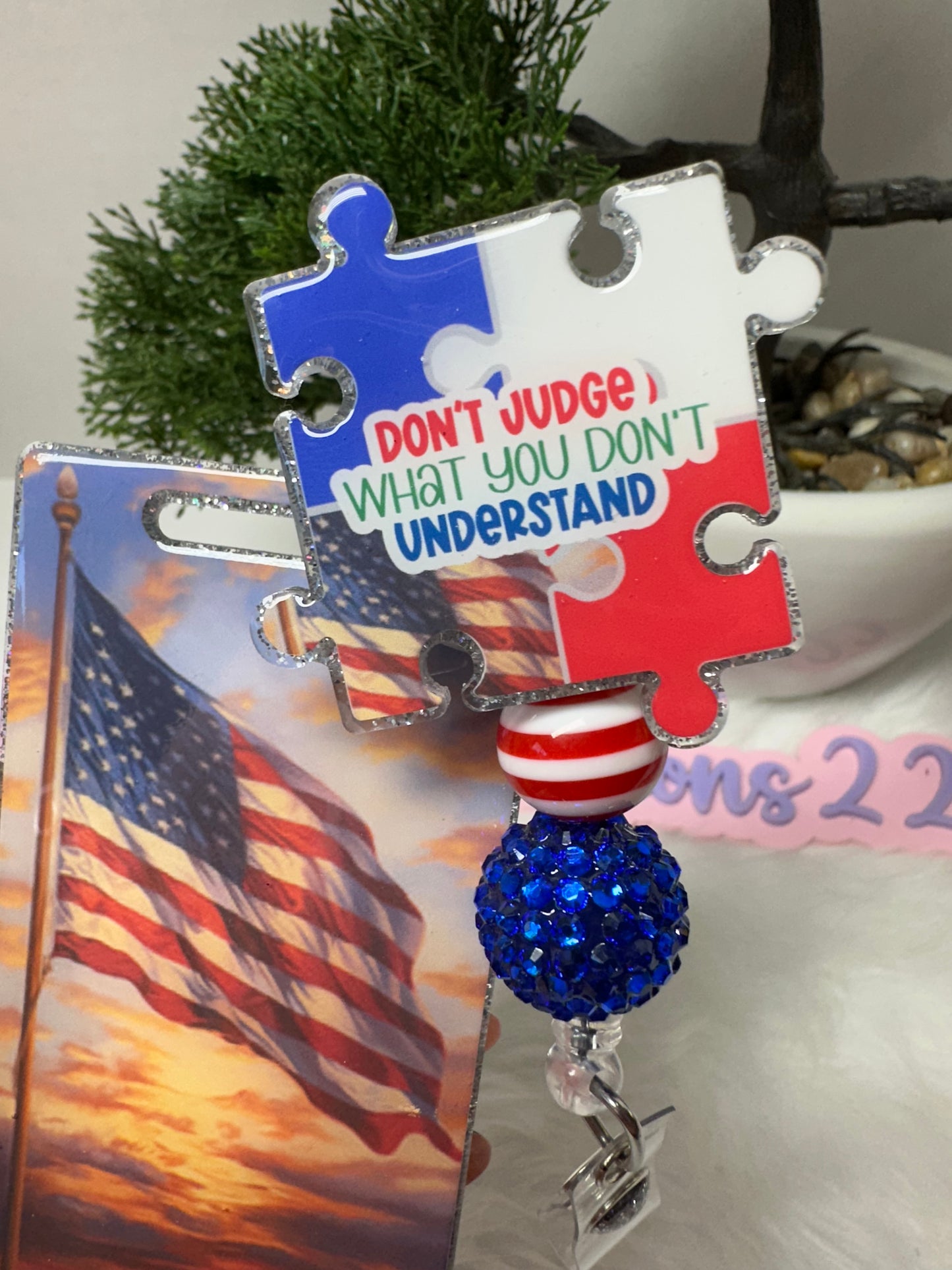 Patriotic Veterans Badge Buddy Set