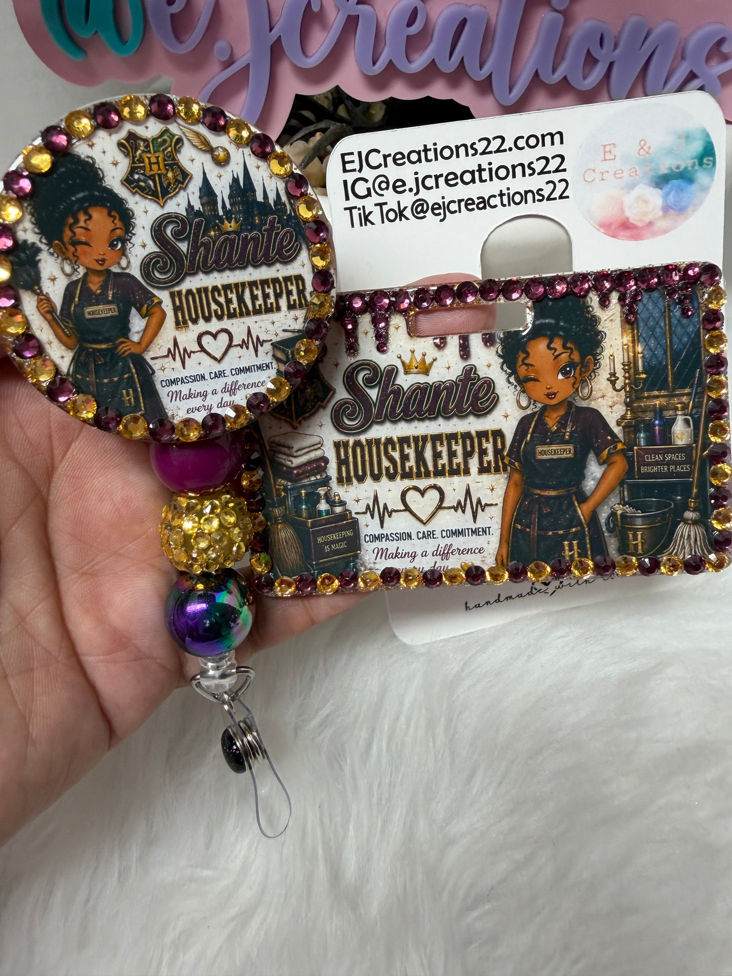 Bedazzle Wizard ID Badge Set