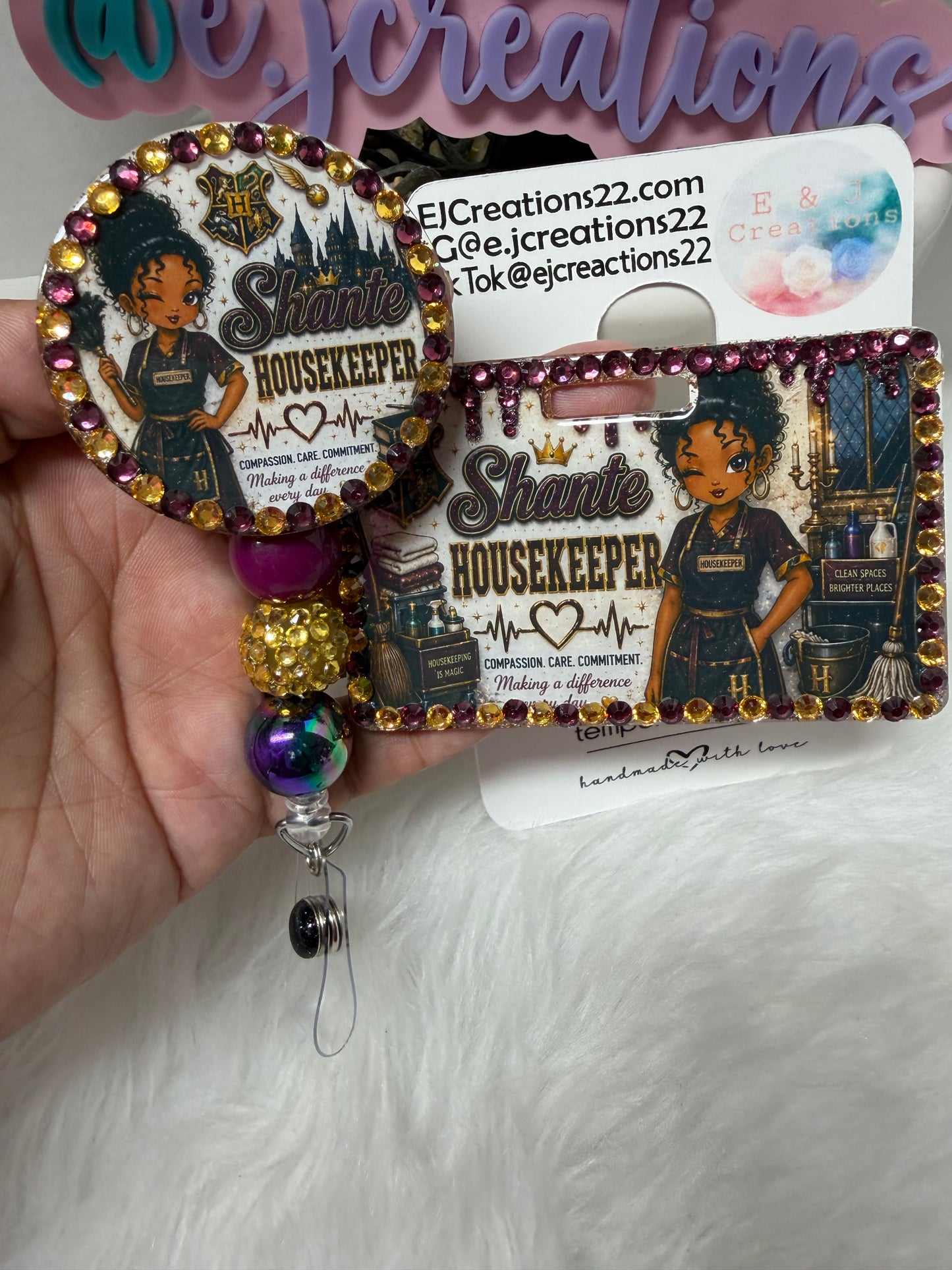 Bedazzle Wizard ID Badge Set