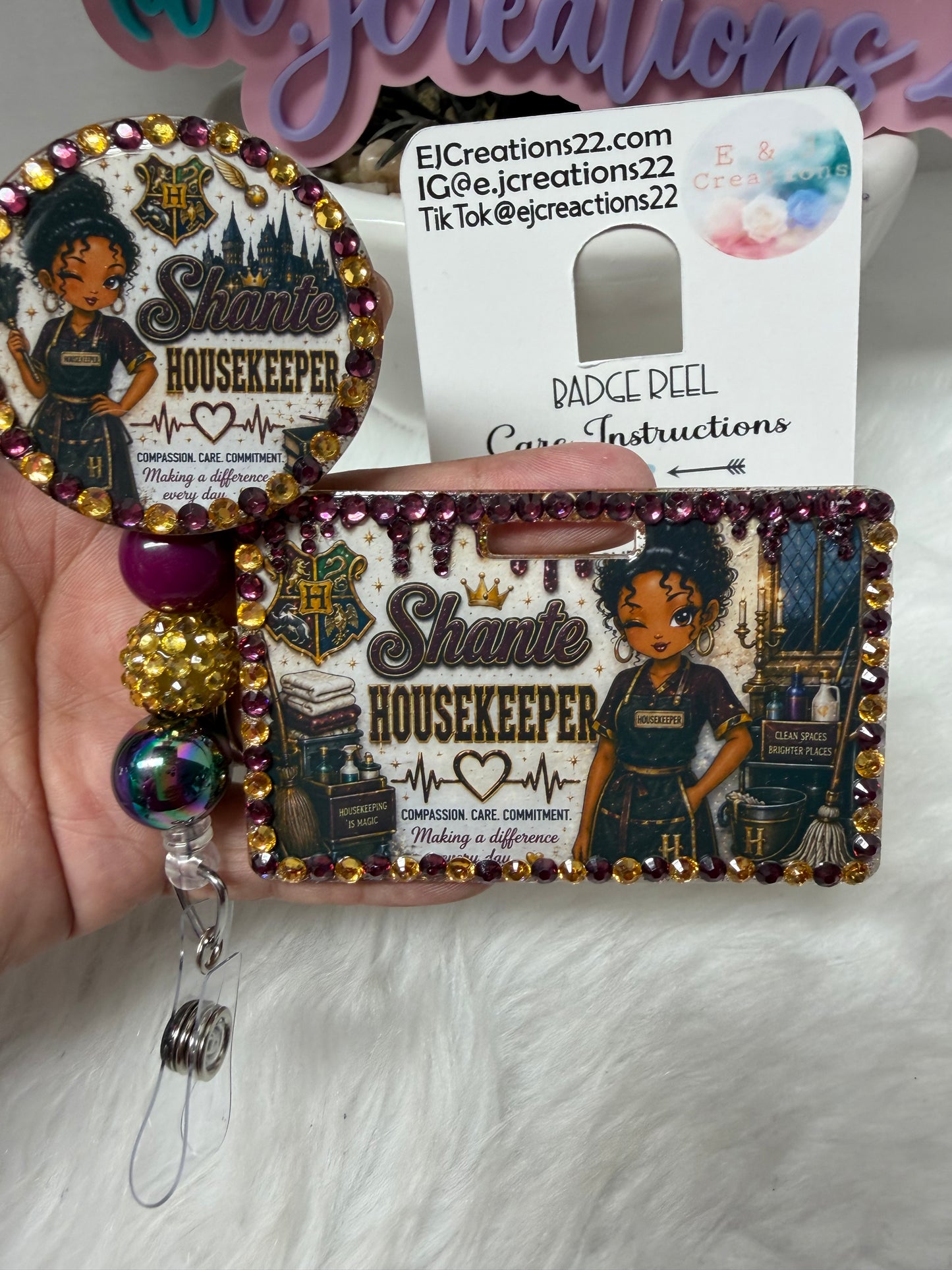 Bedazzle Wizard ID Badge Set
