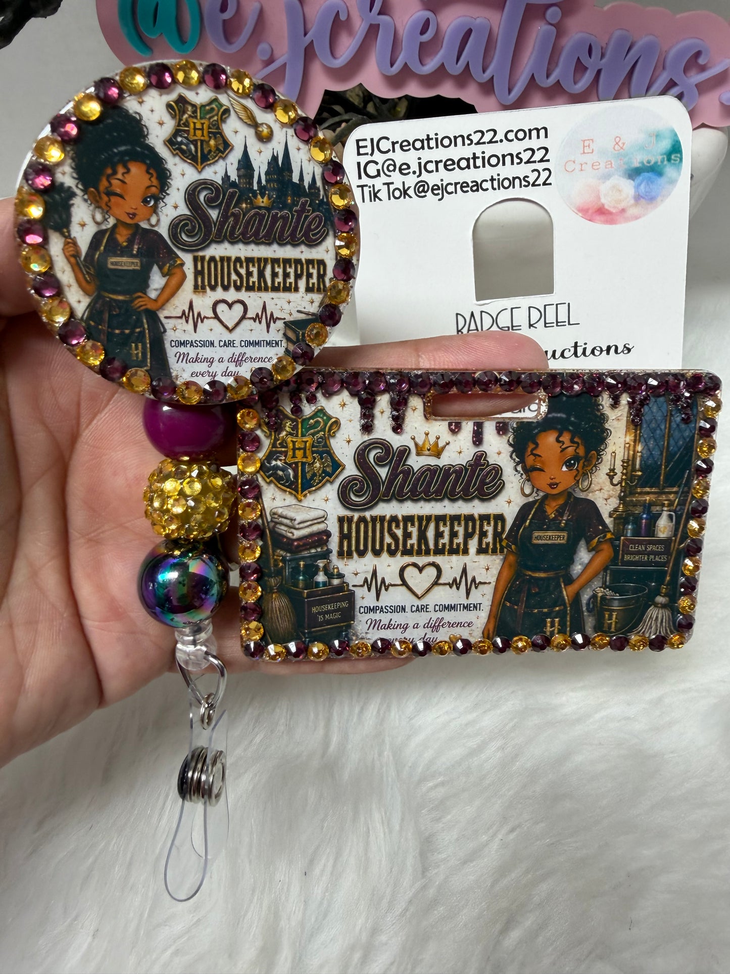 Bedazzle Wizard ID Badge Set
