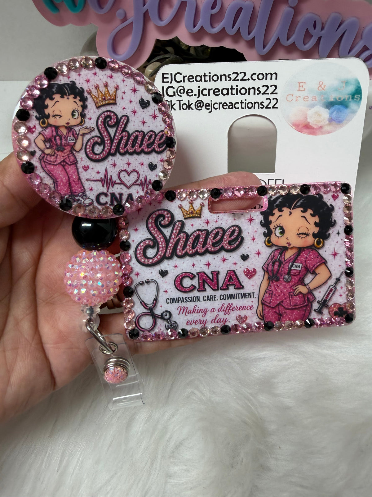 Bedazzle Betty ID Badge Set