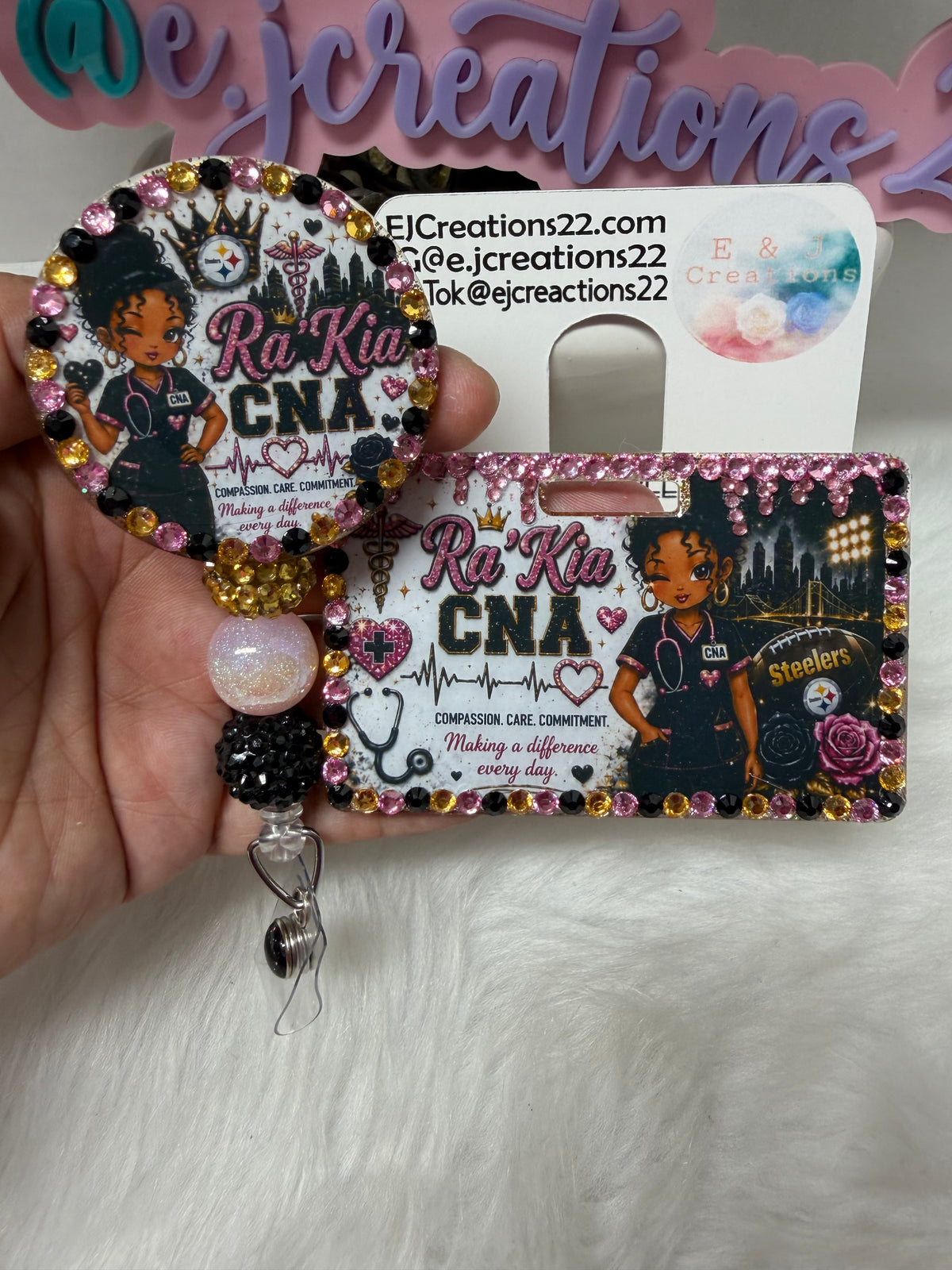 Bedazzle Stealrs ID Badge Set