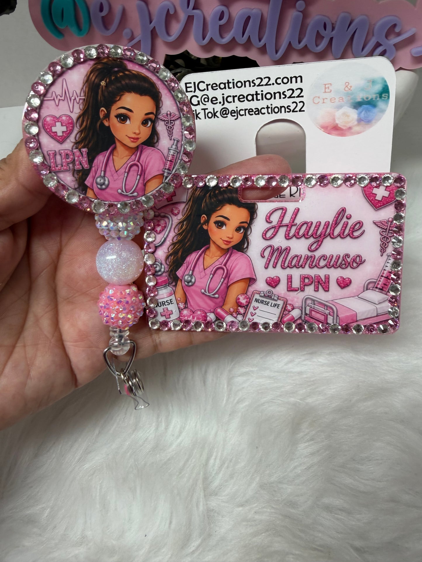 Custom Cartoon Character ID Badge Set