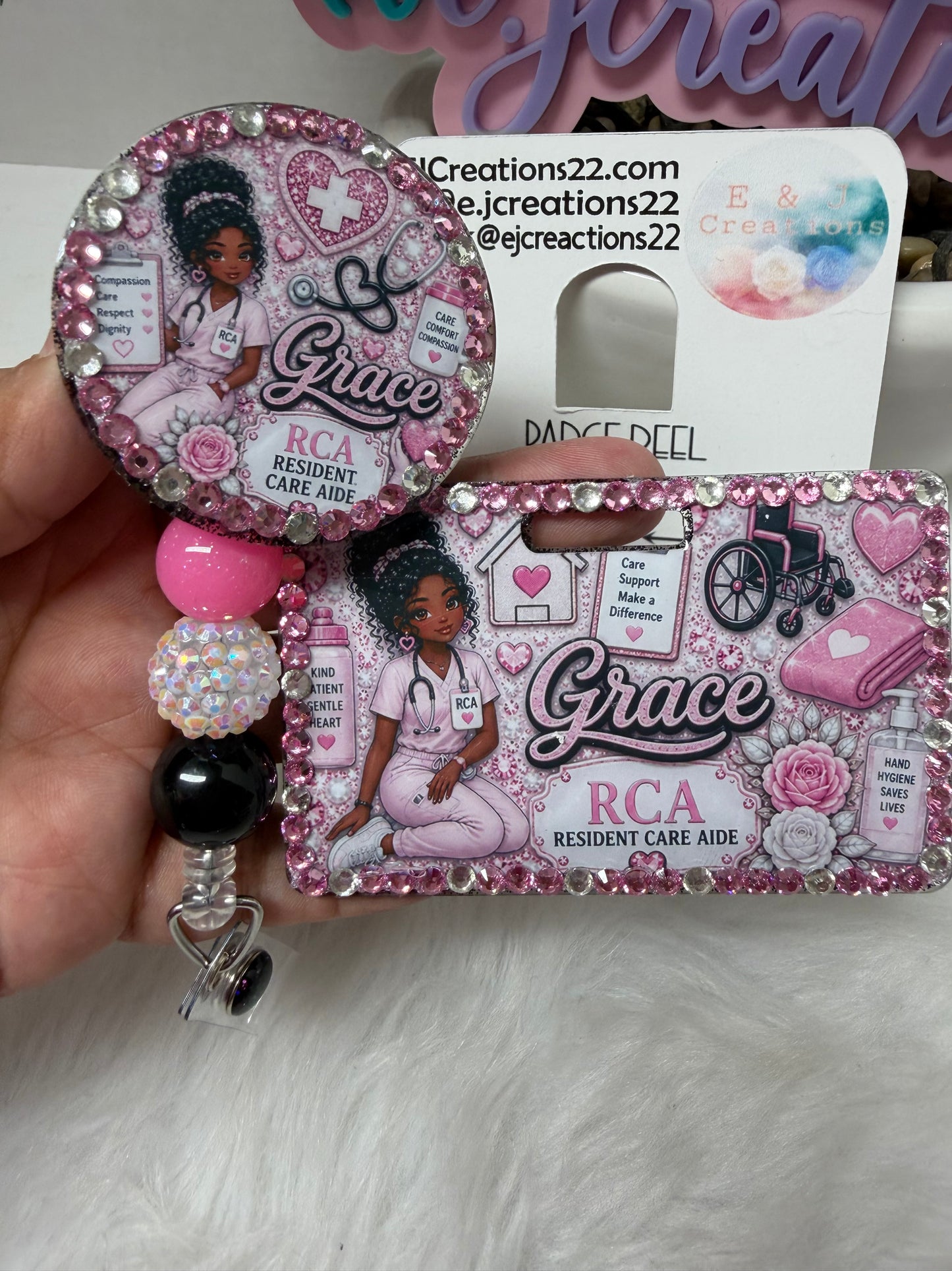 RCA Bedazzled ID BADGE SET