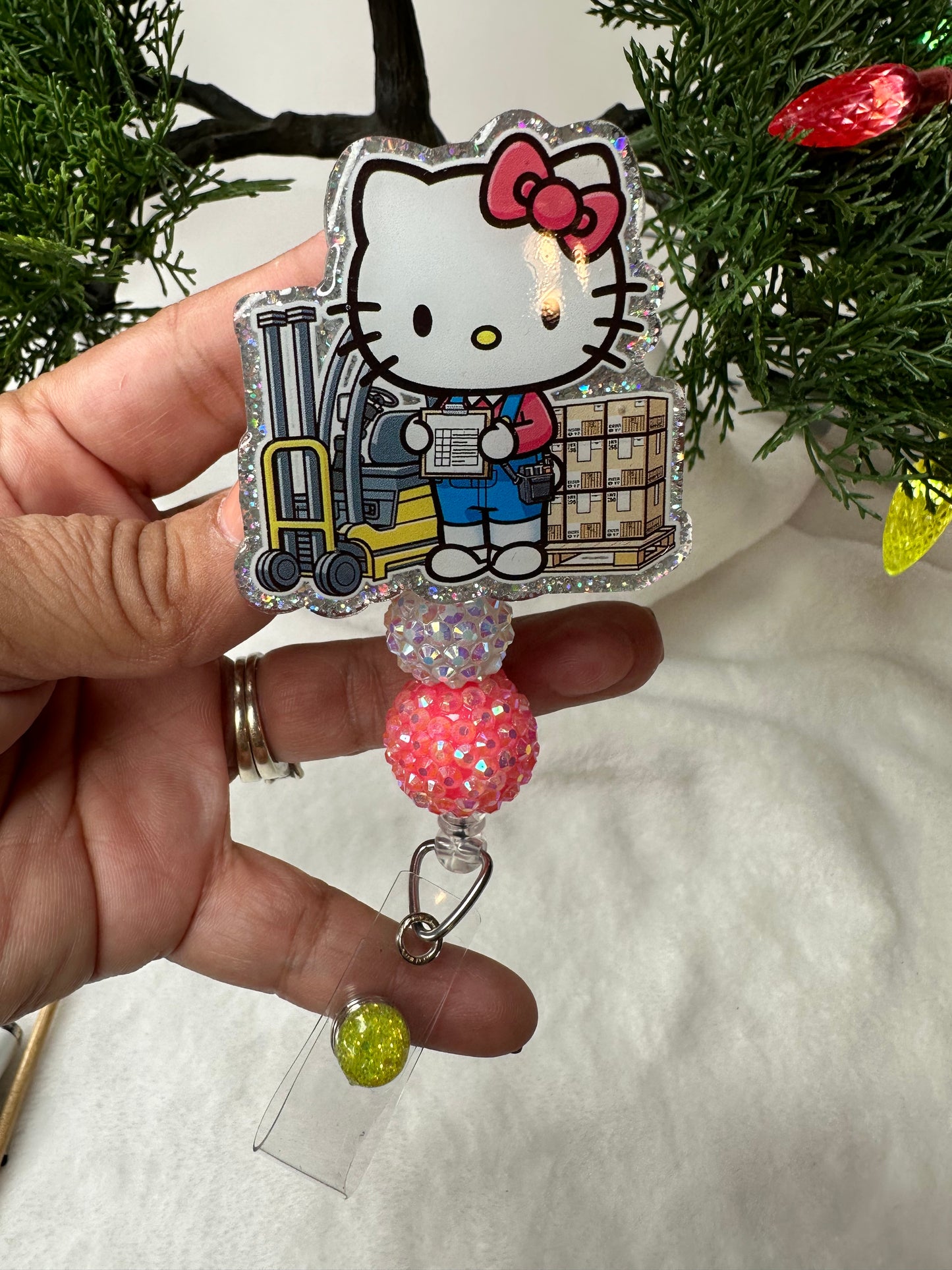 #1 Kitty Warehouse Worker Badge Reel