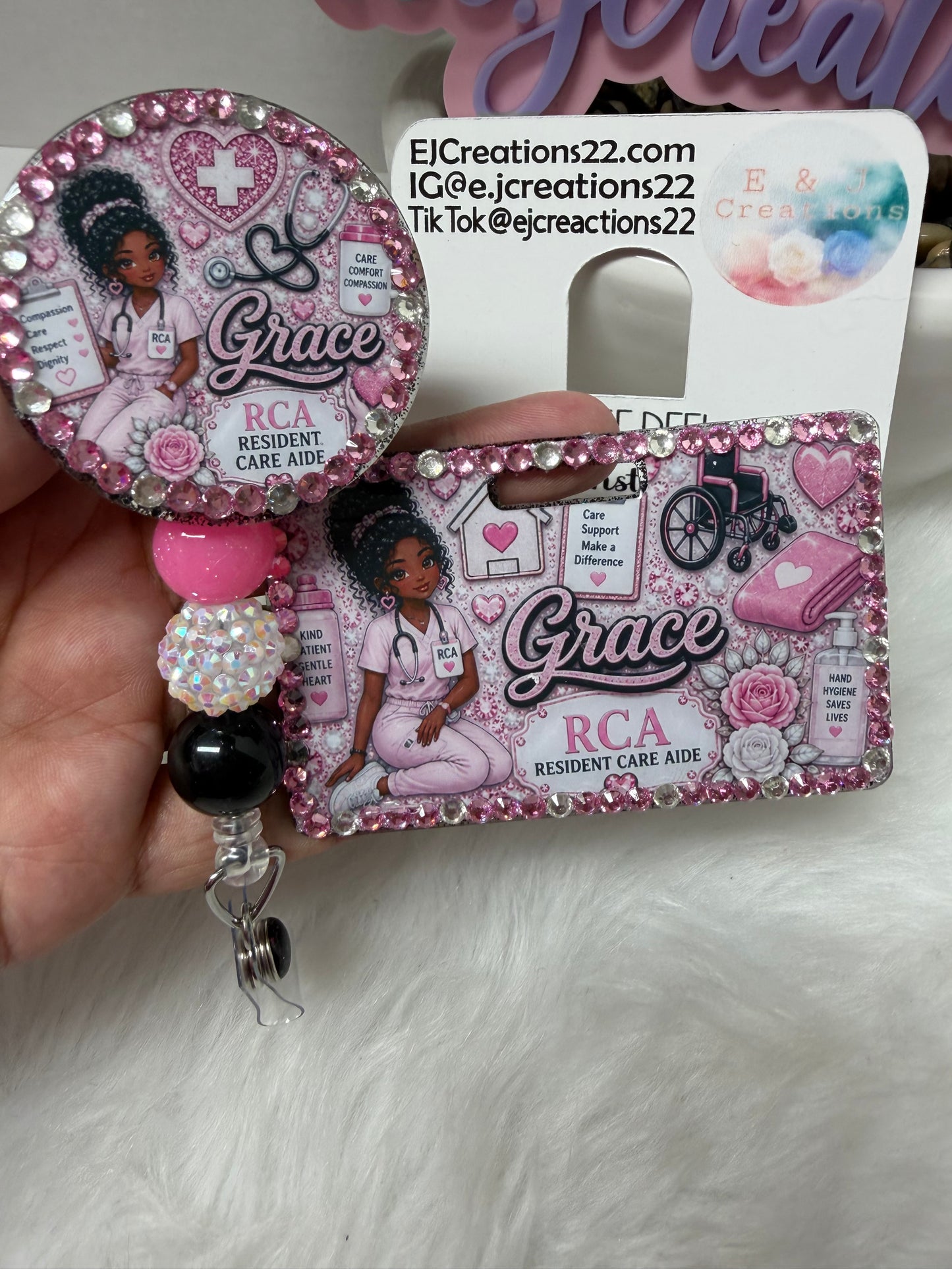 RCA Bedazzled ID BADGE SET