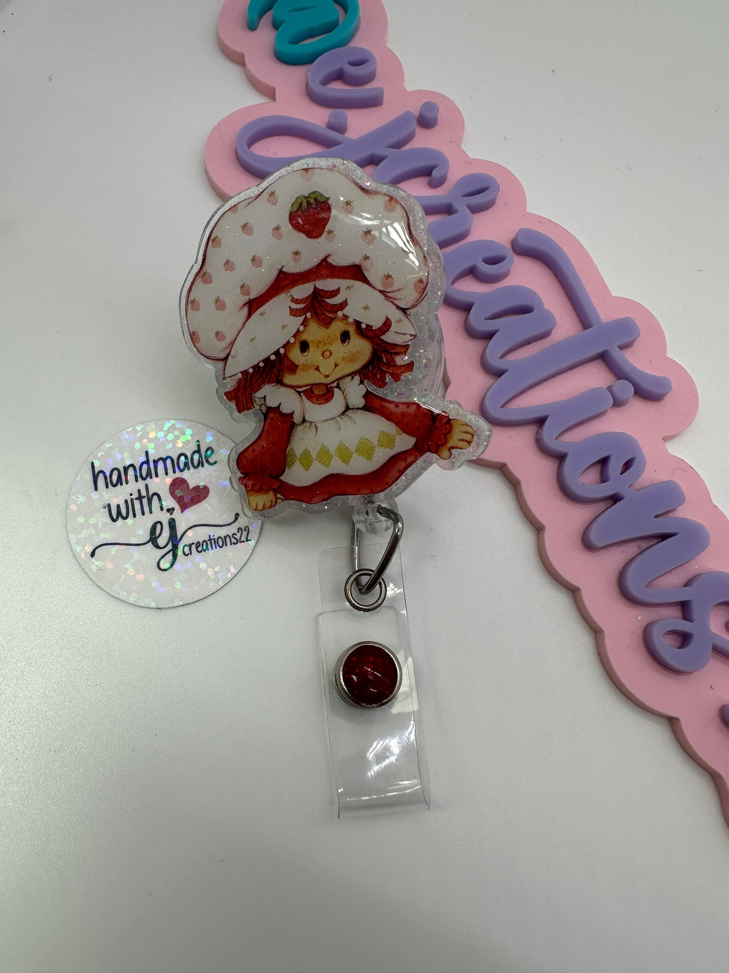 Strawberry Girl Badge Reel