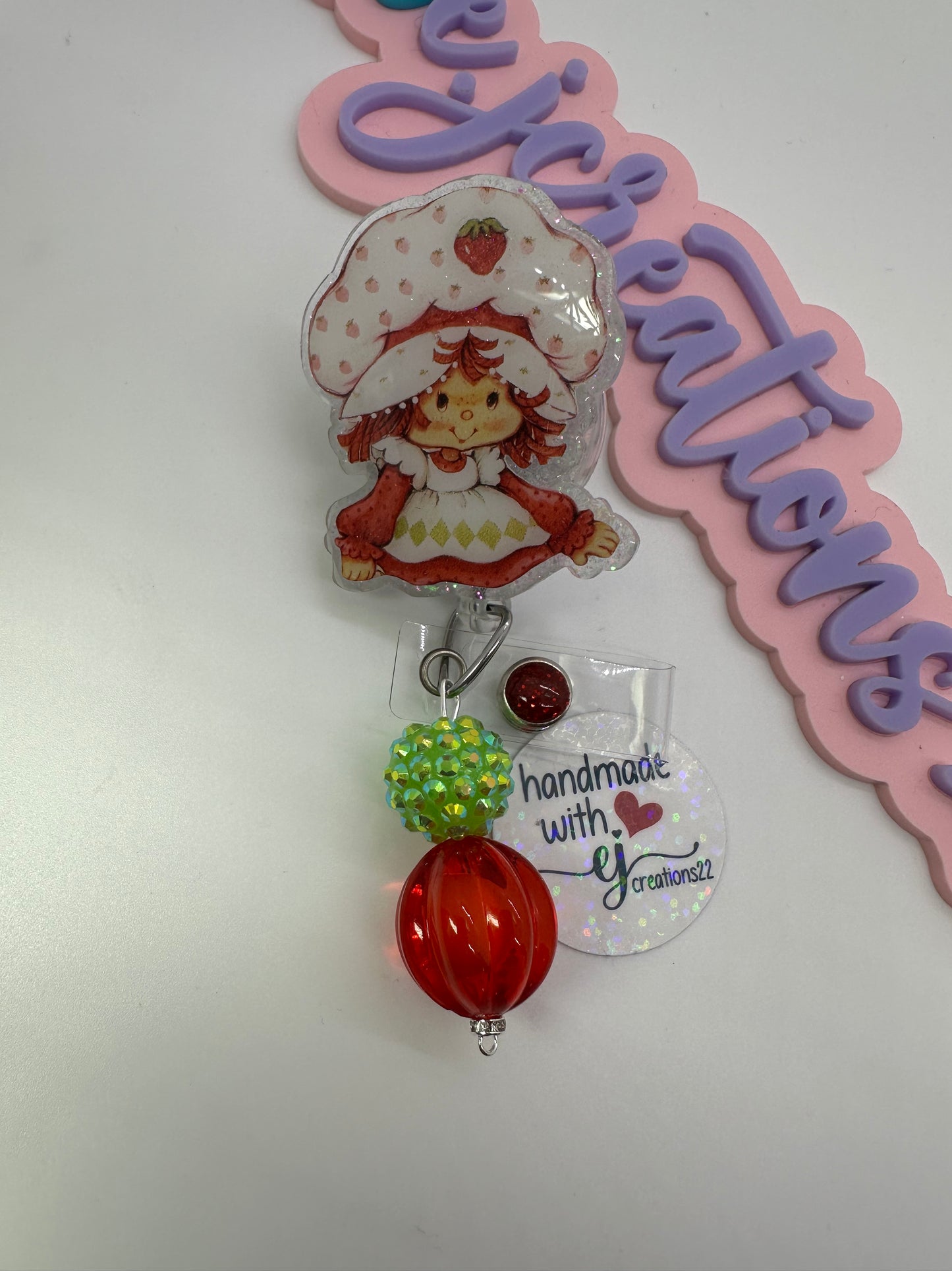 Strawberry Girl Badge Reel