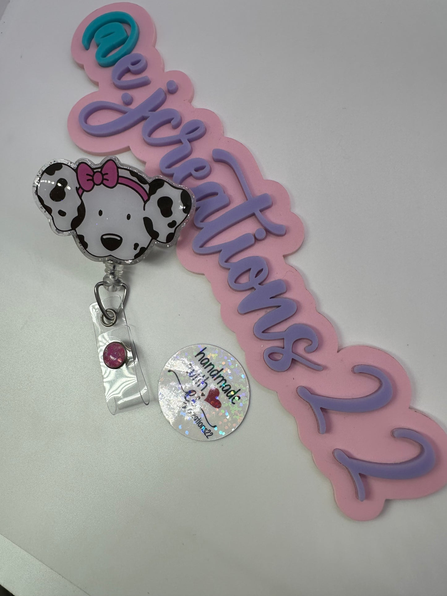 Spottie Dottie Badge Reel