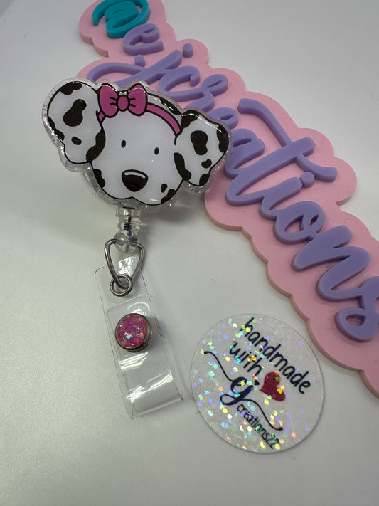 Spottie Dottie Badge Reel