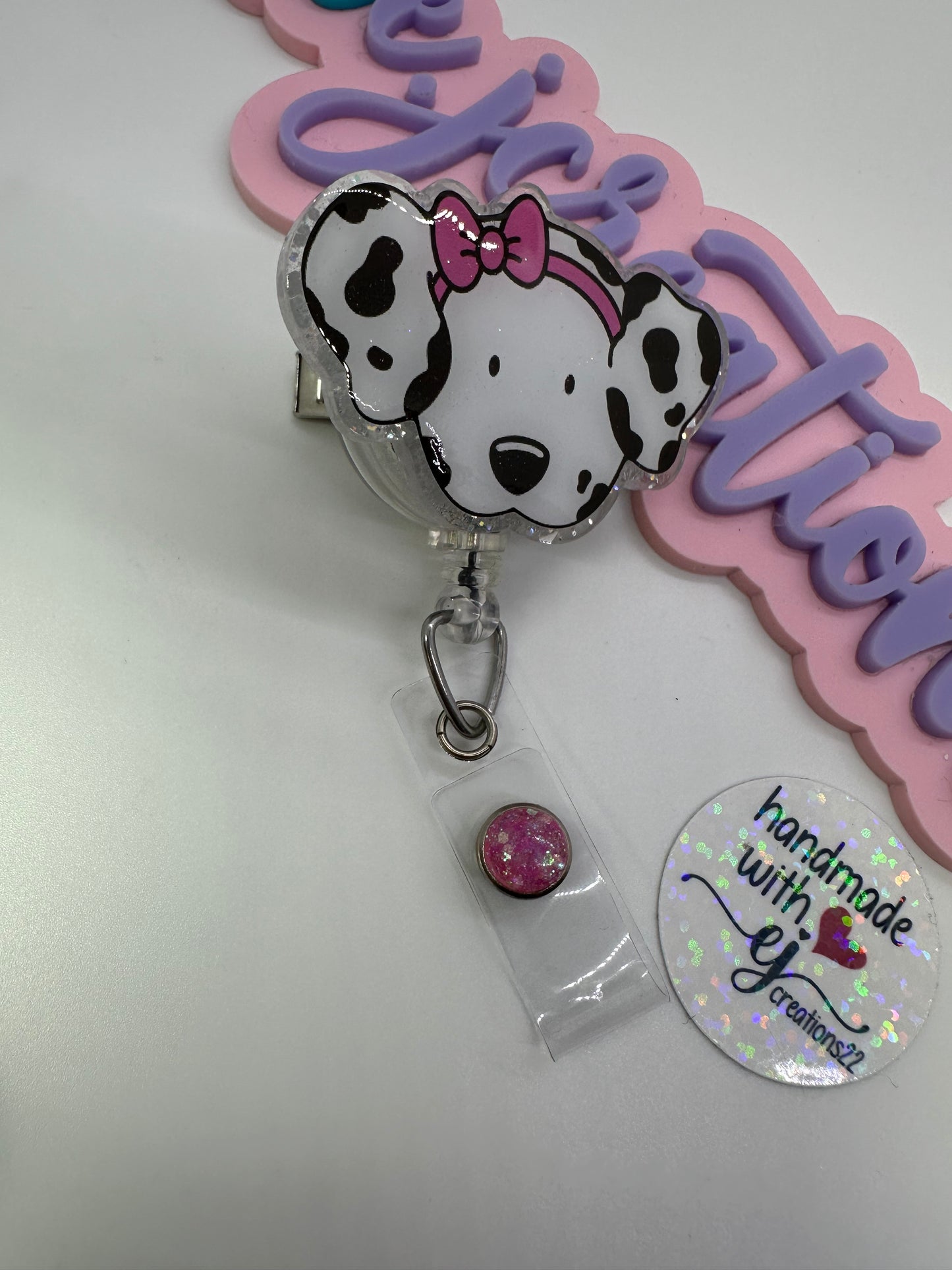 Spottie Dottie Badge Reel