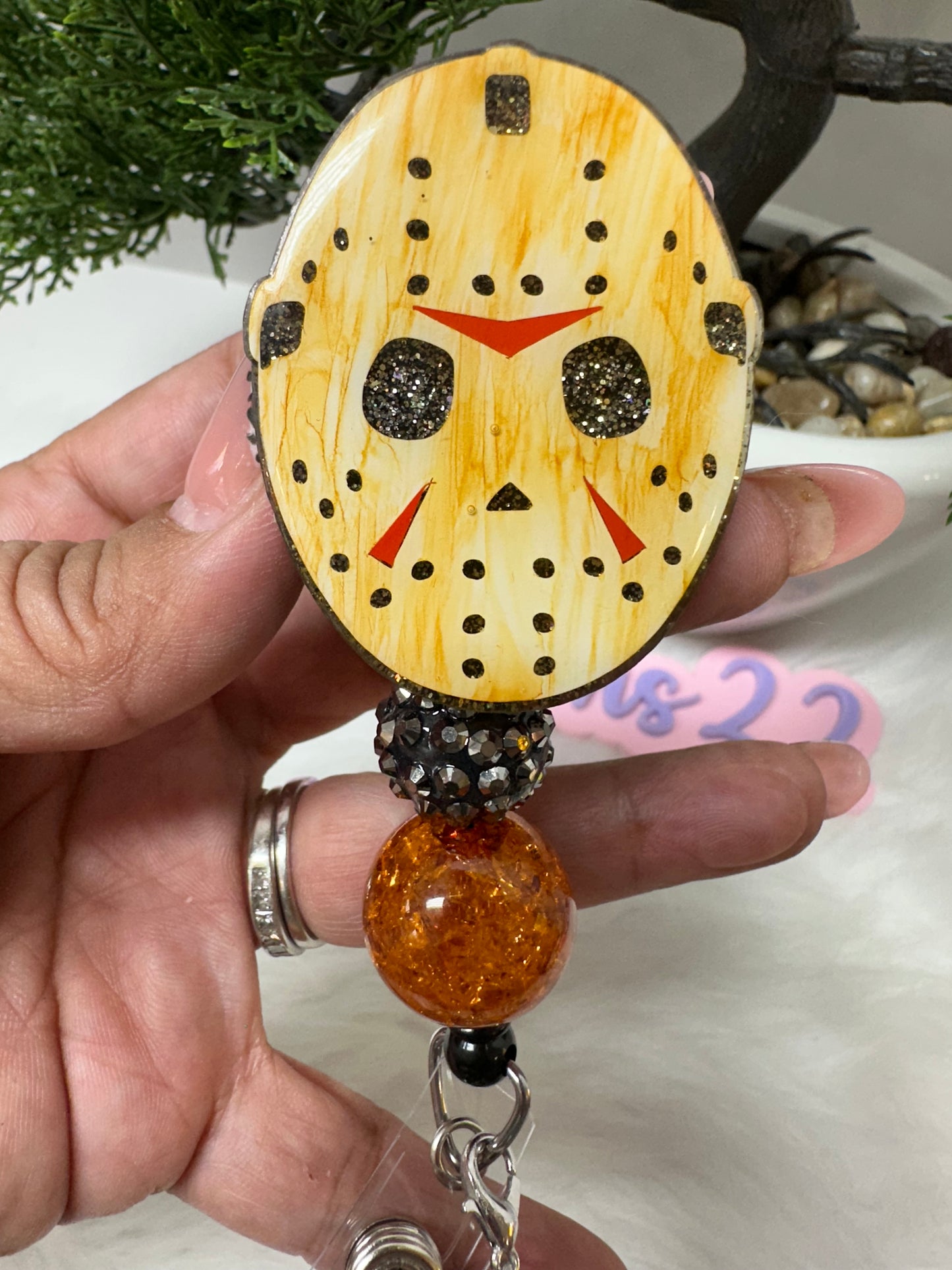 Hockey Mask Badge Reel