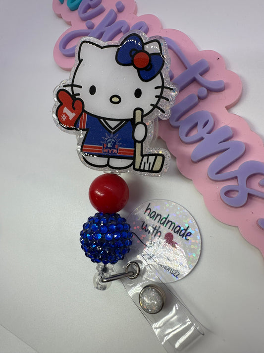 Hockey Kitty Badge Reel