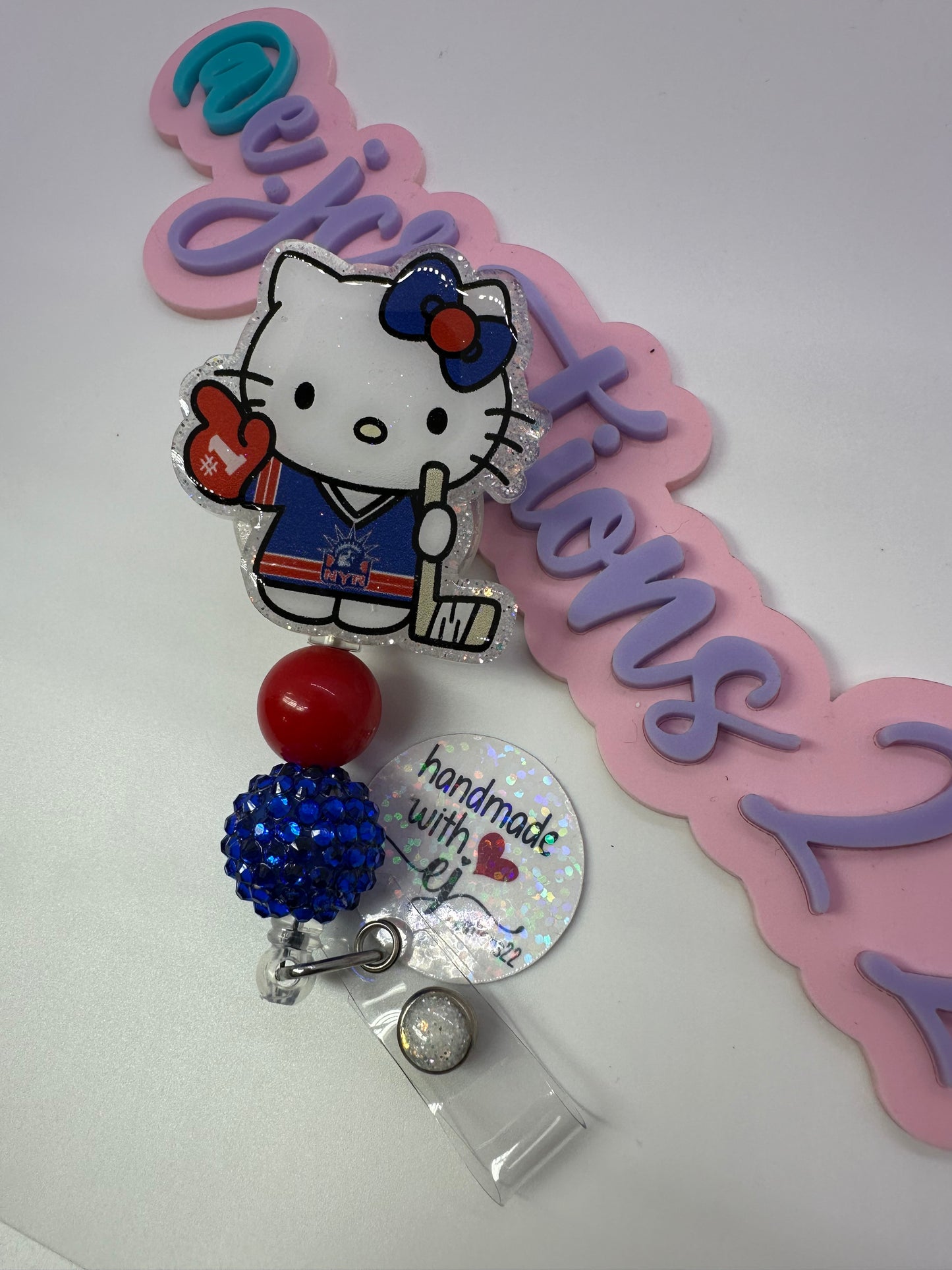 Hockey Kitty Badge Reel