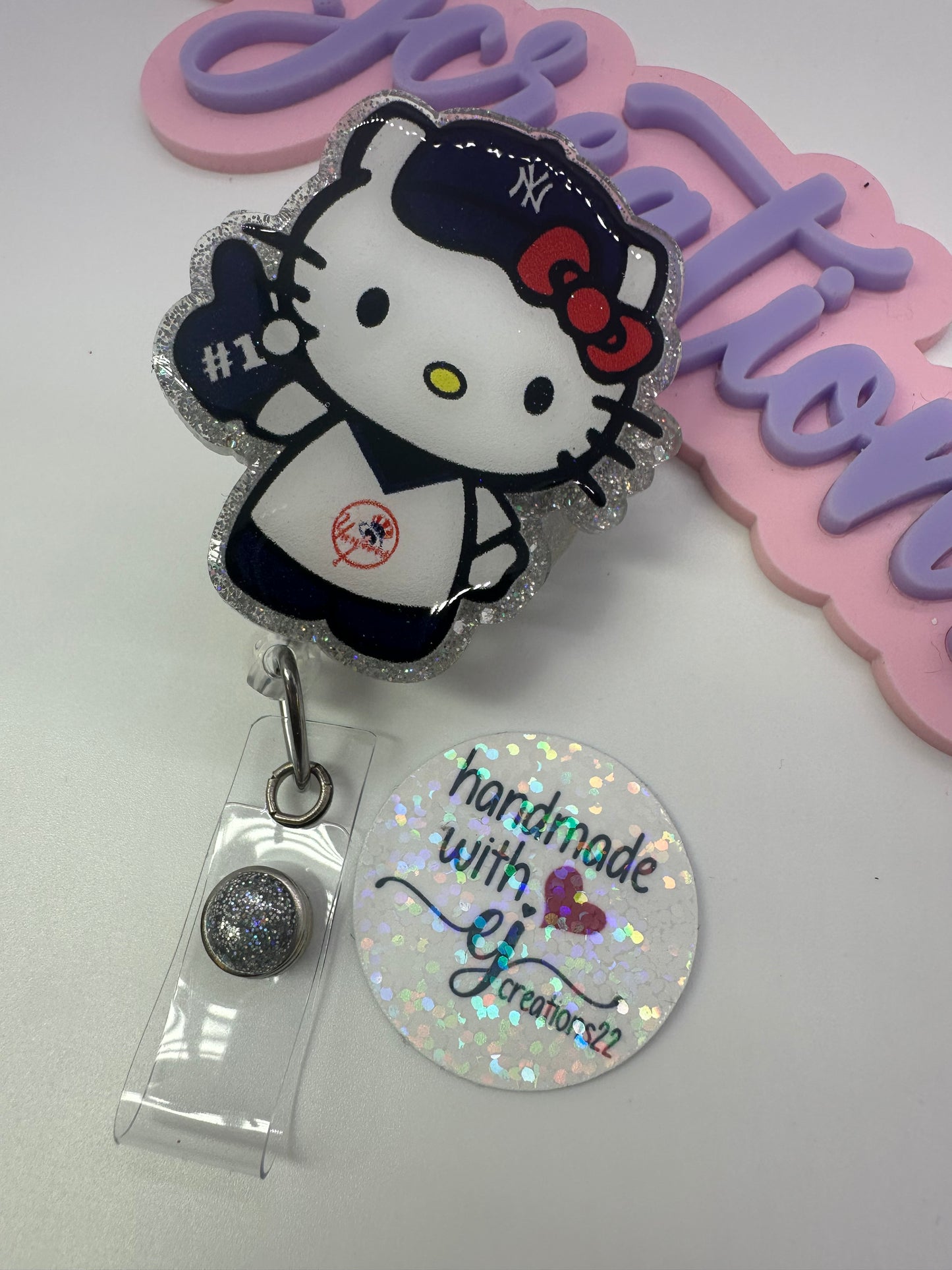 Kitty Baseball Badge Reel