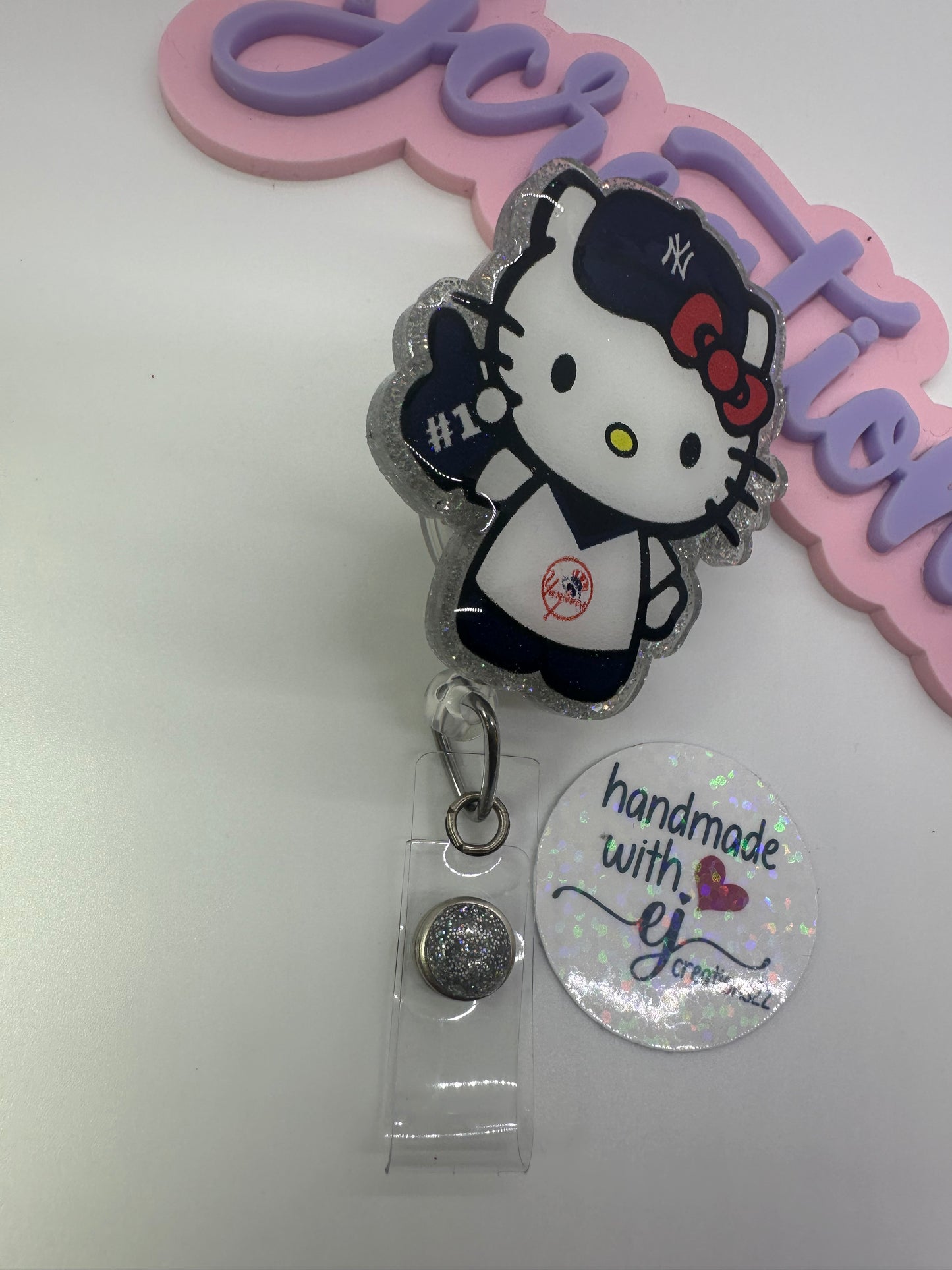 Kitty Baseball Badge Reel