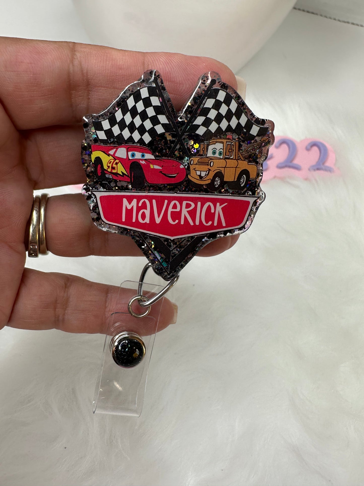 Lighting and Tow Truck Badge Reel