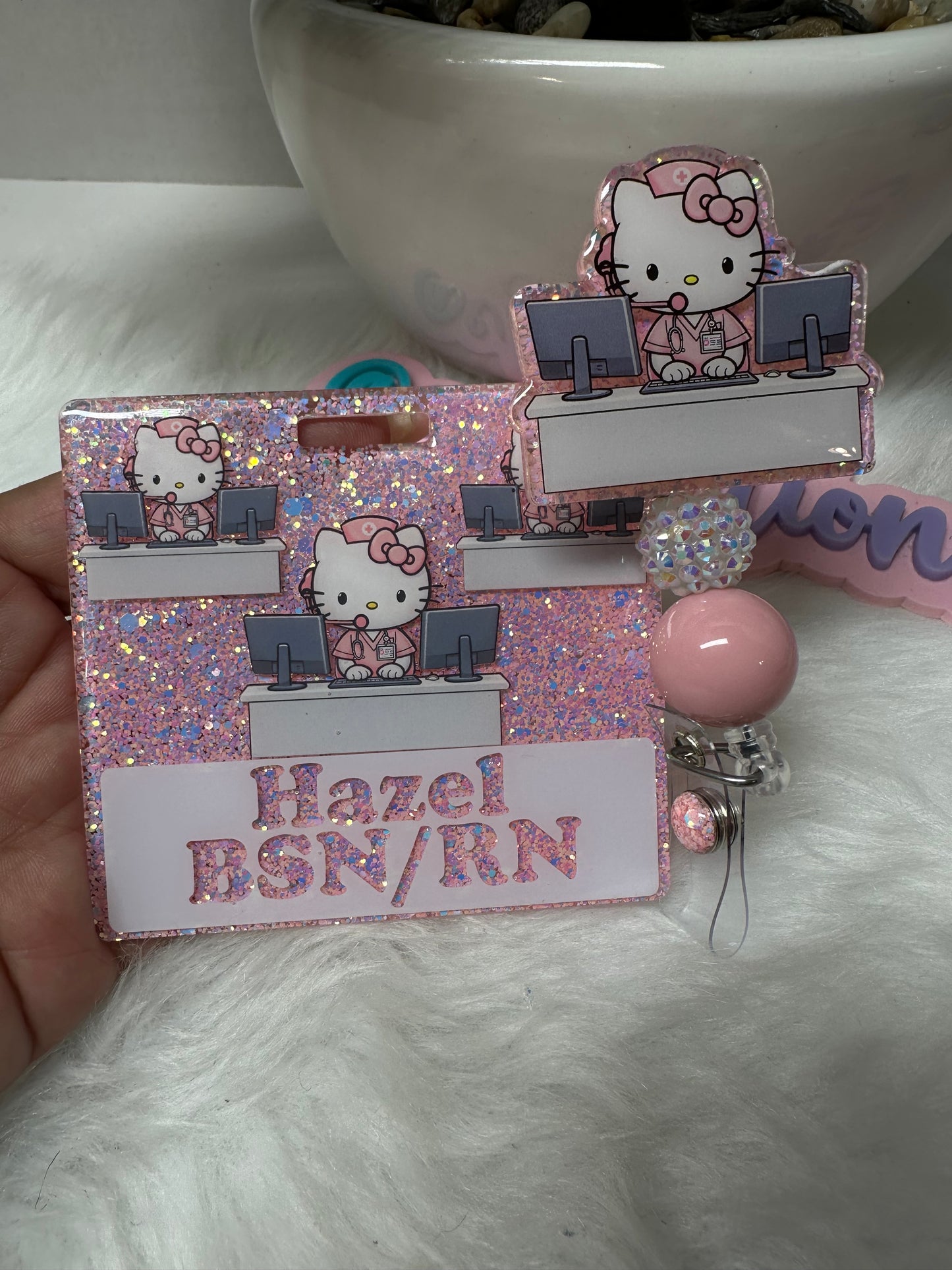 Kitty Admin / Unit Secretary Badge Buddy Set
