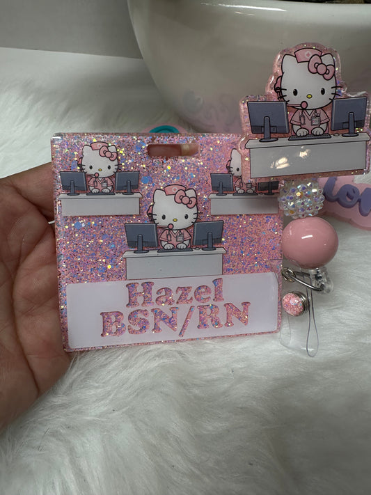 Kitty Admin / Unit Secretary Badge Buddy Set