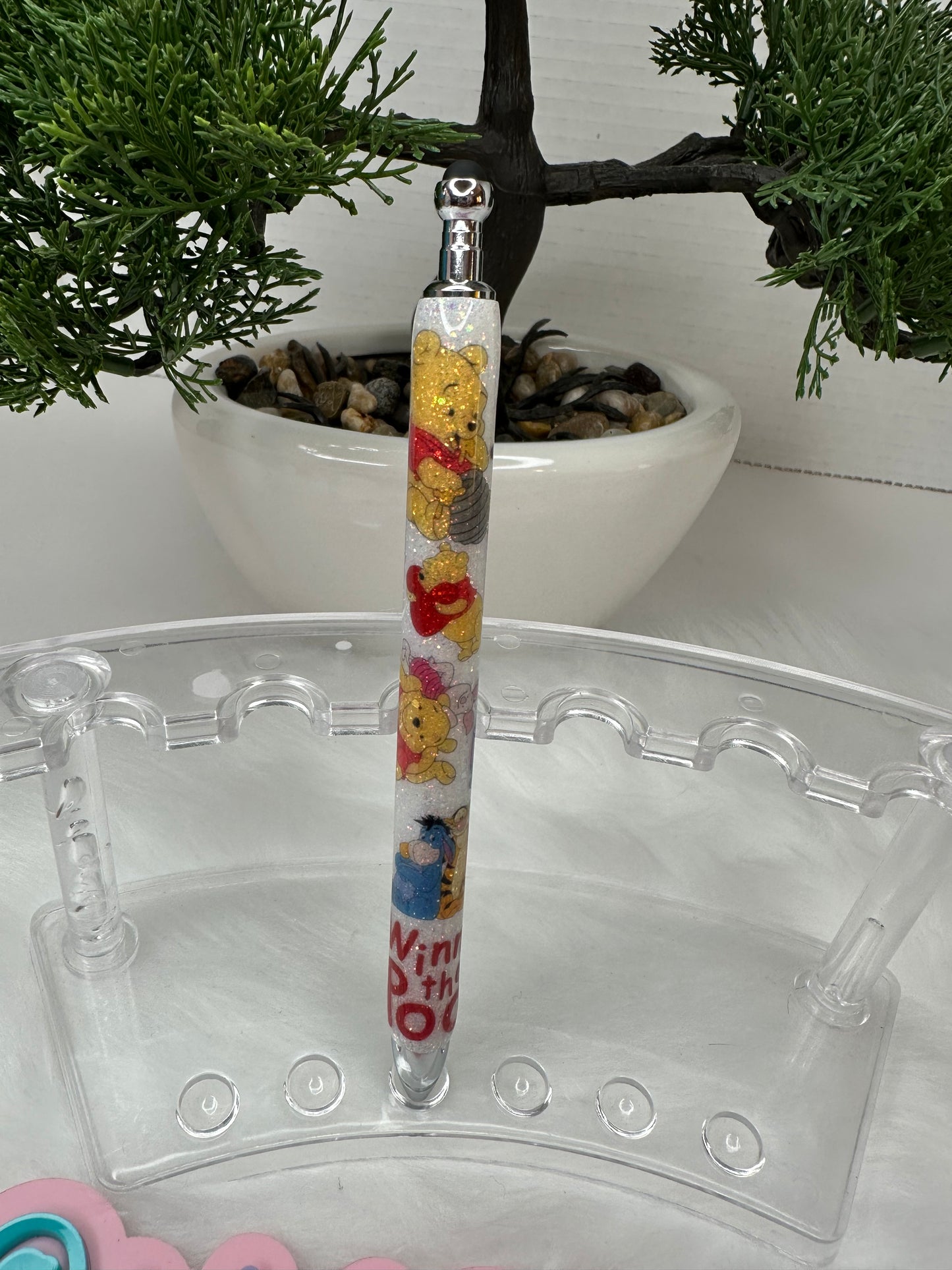 Epoxy Glitter Pen with Stylus