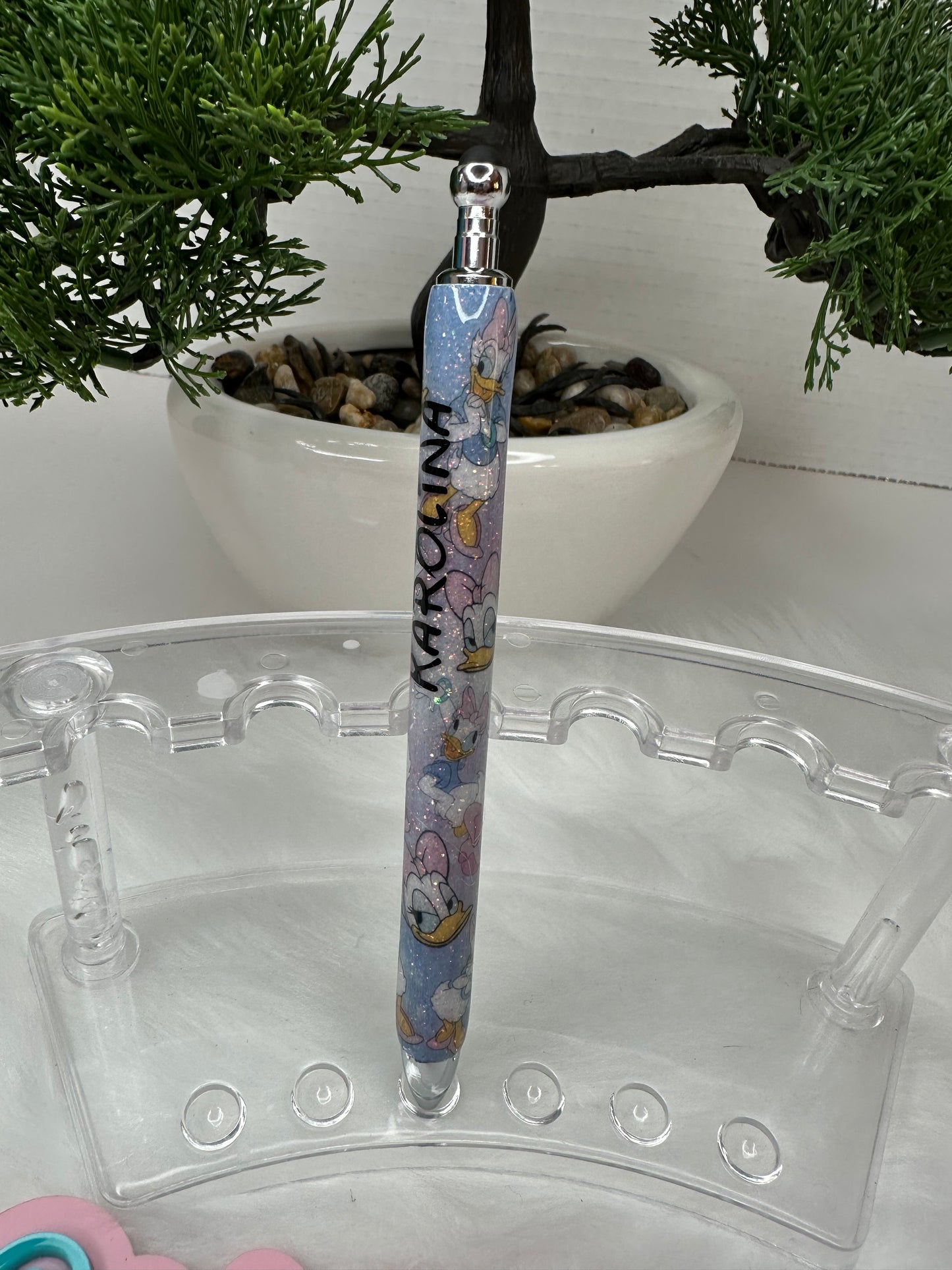 Epoxy Glitter Pen with Stylus