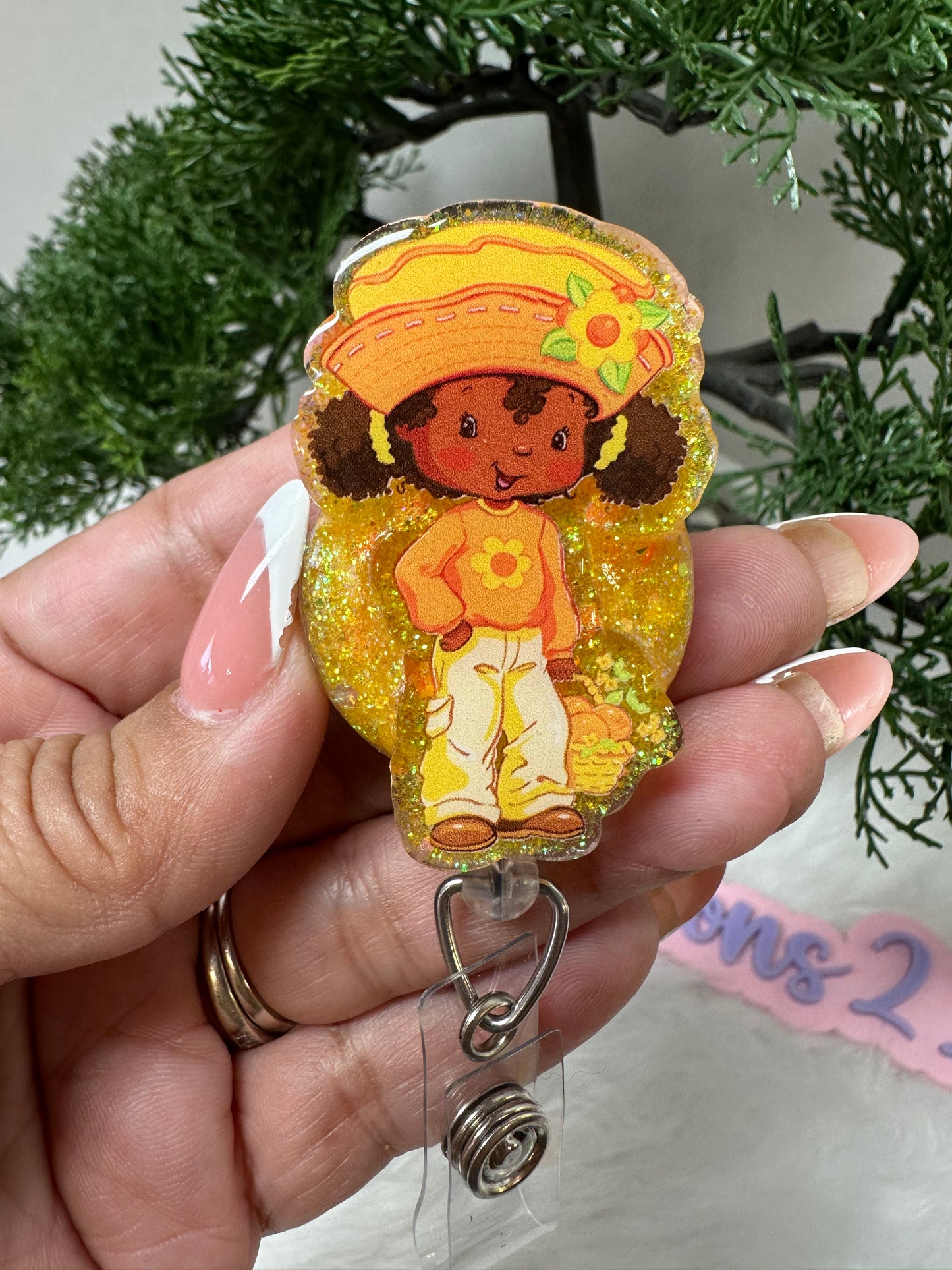 Orange Blossom Badge Reel
