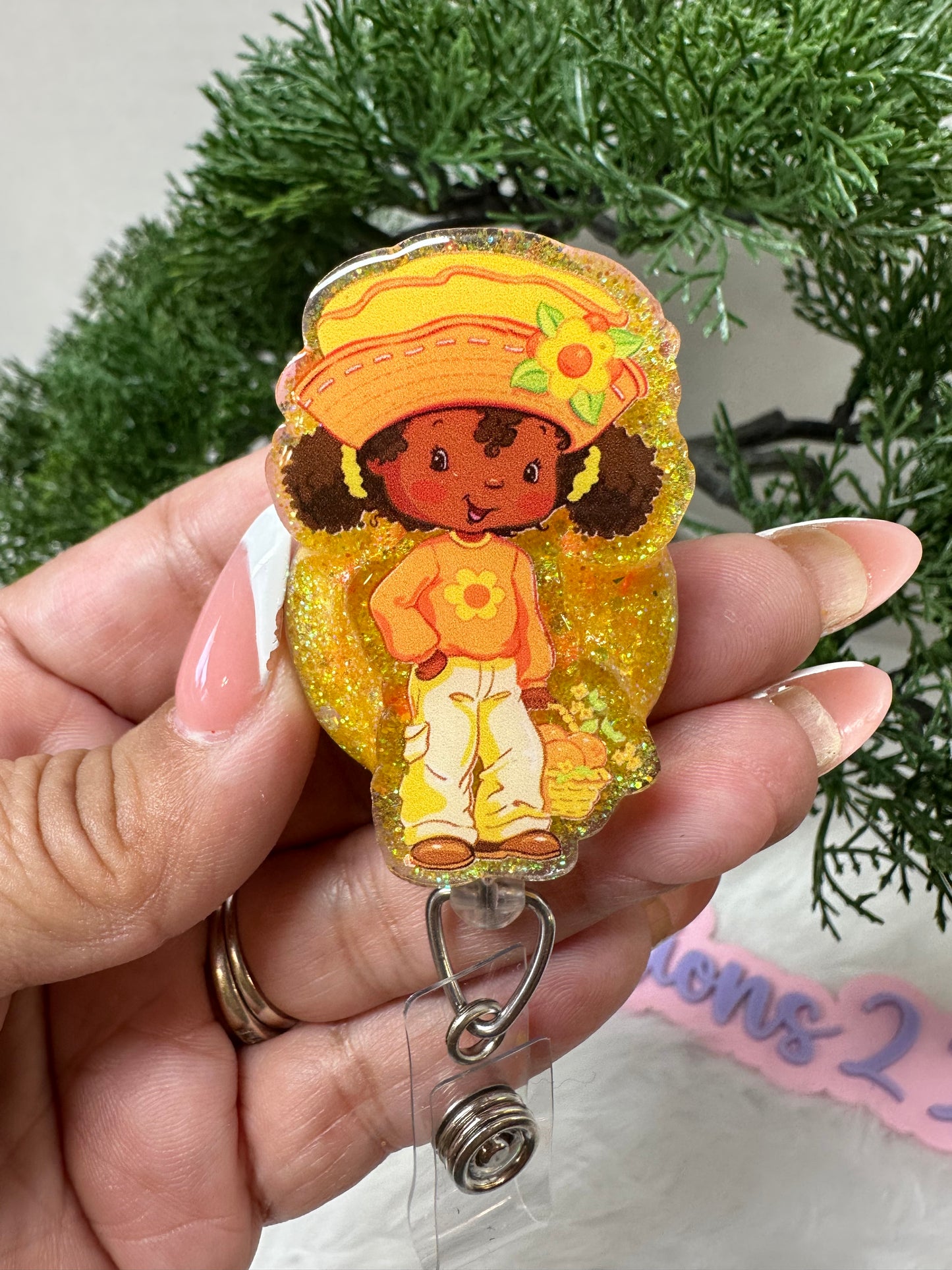 Orange Blossom Badge Reel