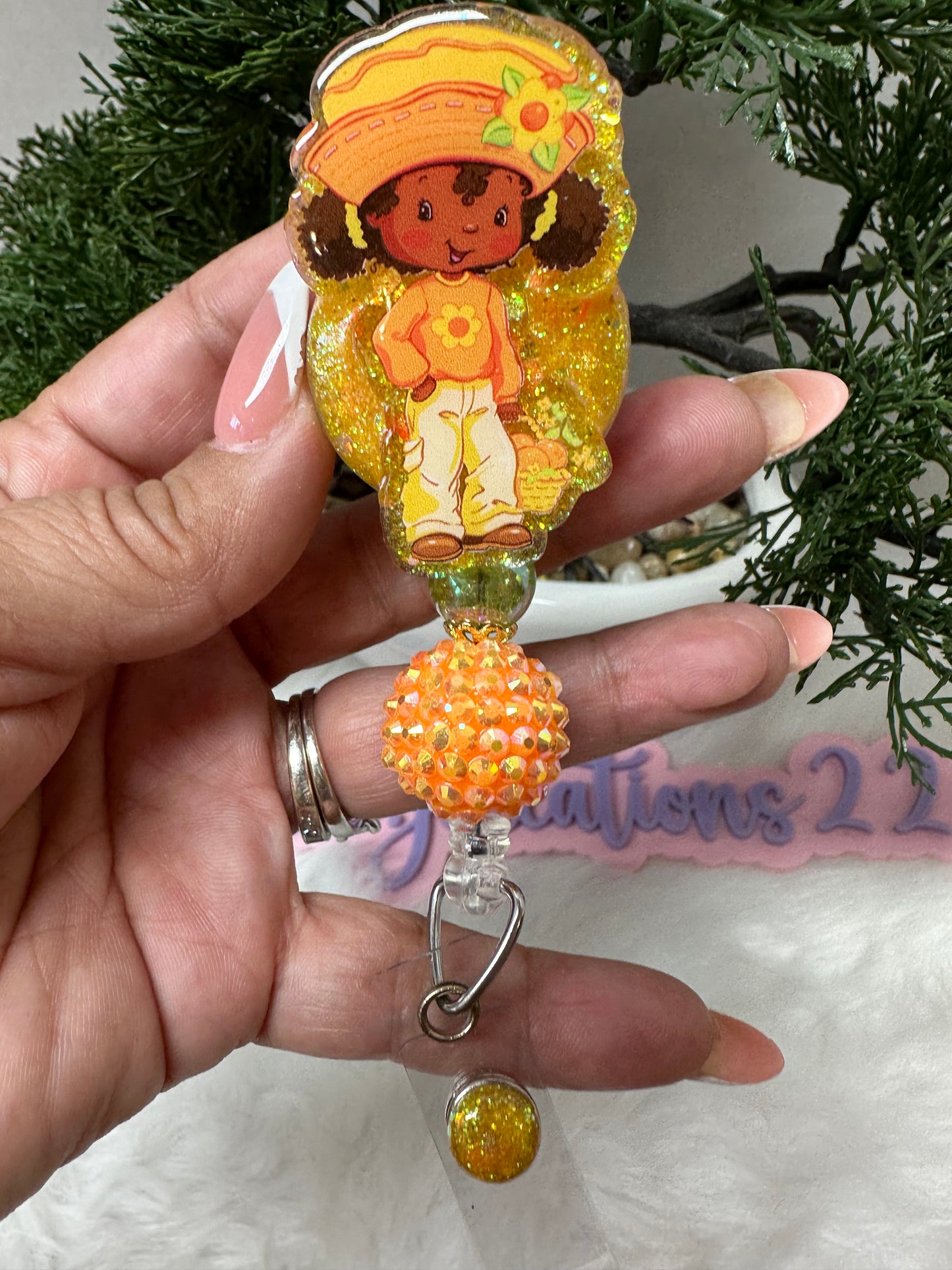 Orange Blossom Badge Reel