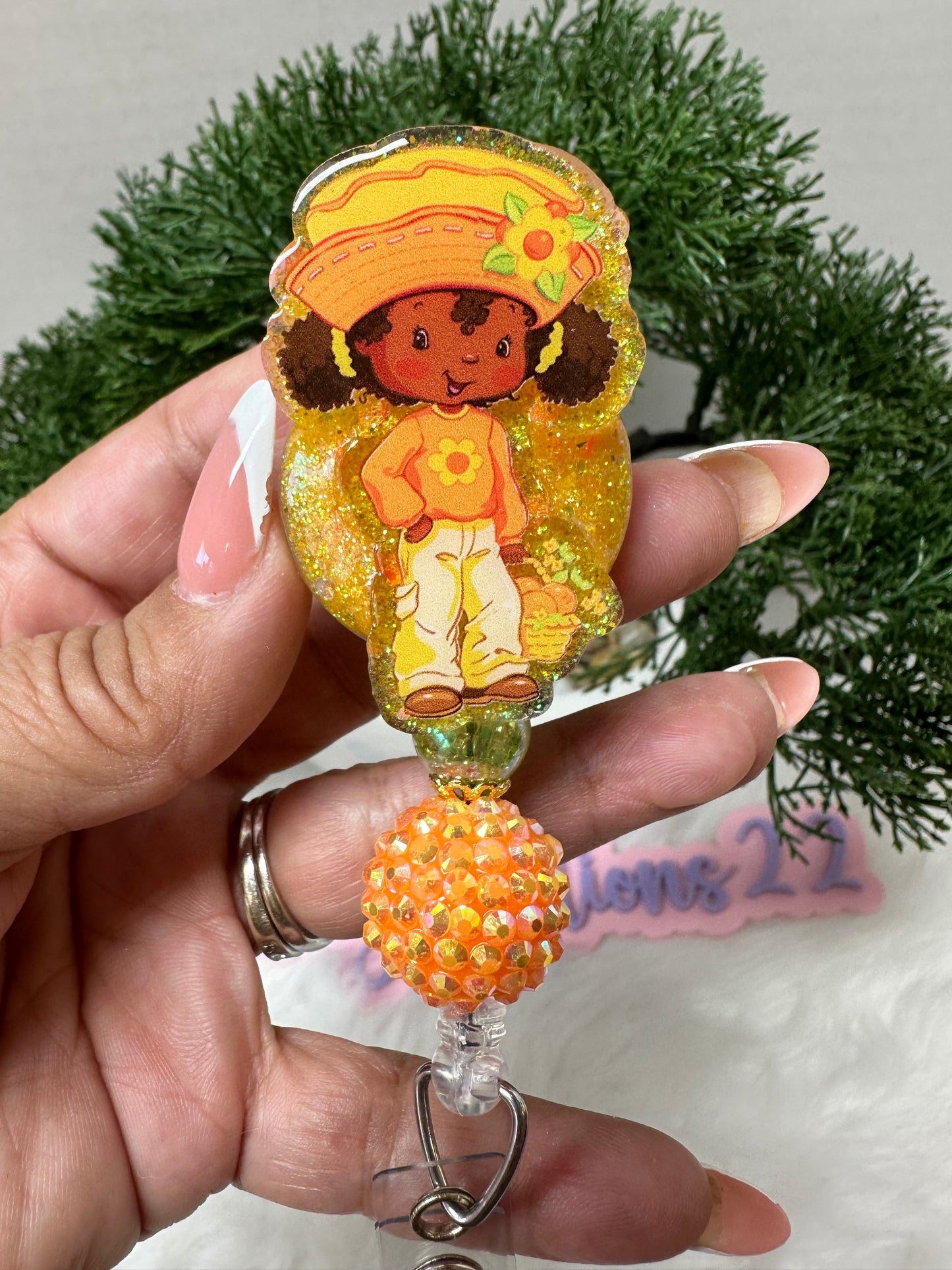 Orange Blossom Badge Reel