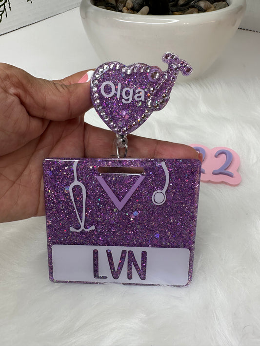 LVN Badge Buddy Set