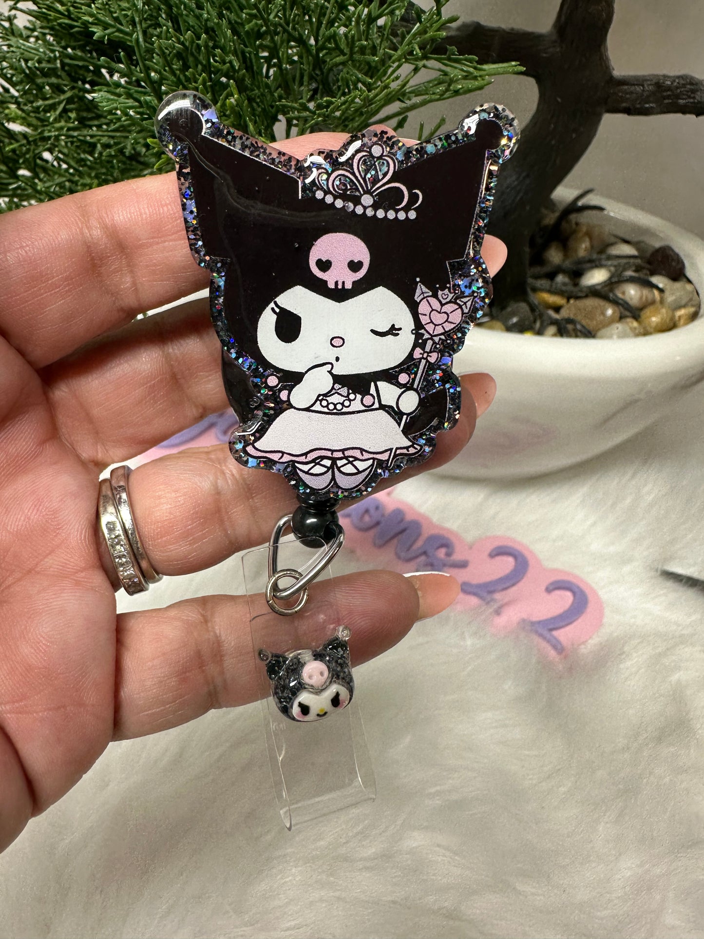 Princess Kuromi Badge Reel