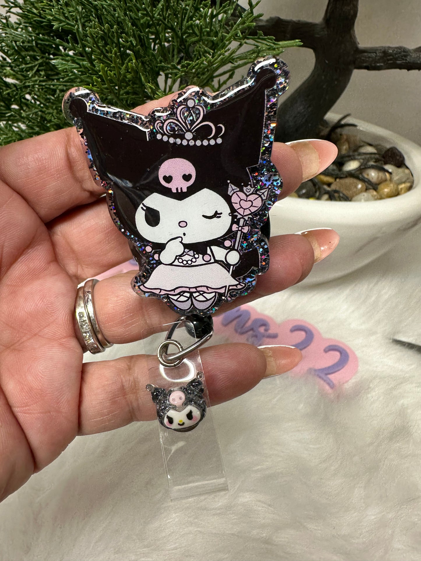 Princess Kuromi Badge Reel
