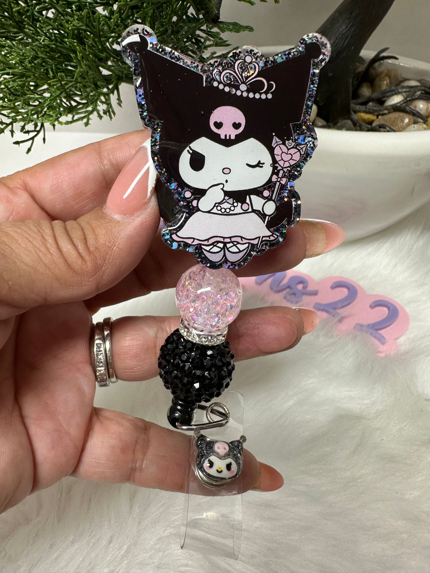 Princess Kuromi Badge Reel