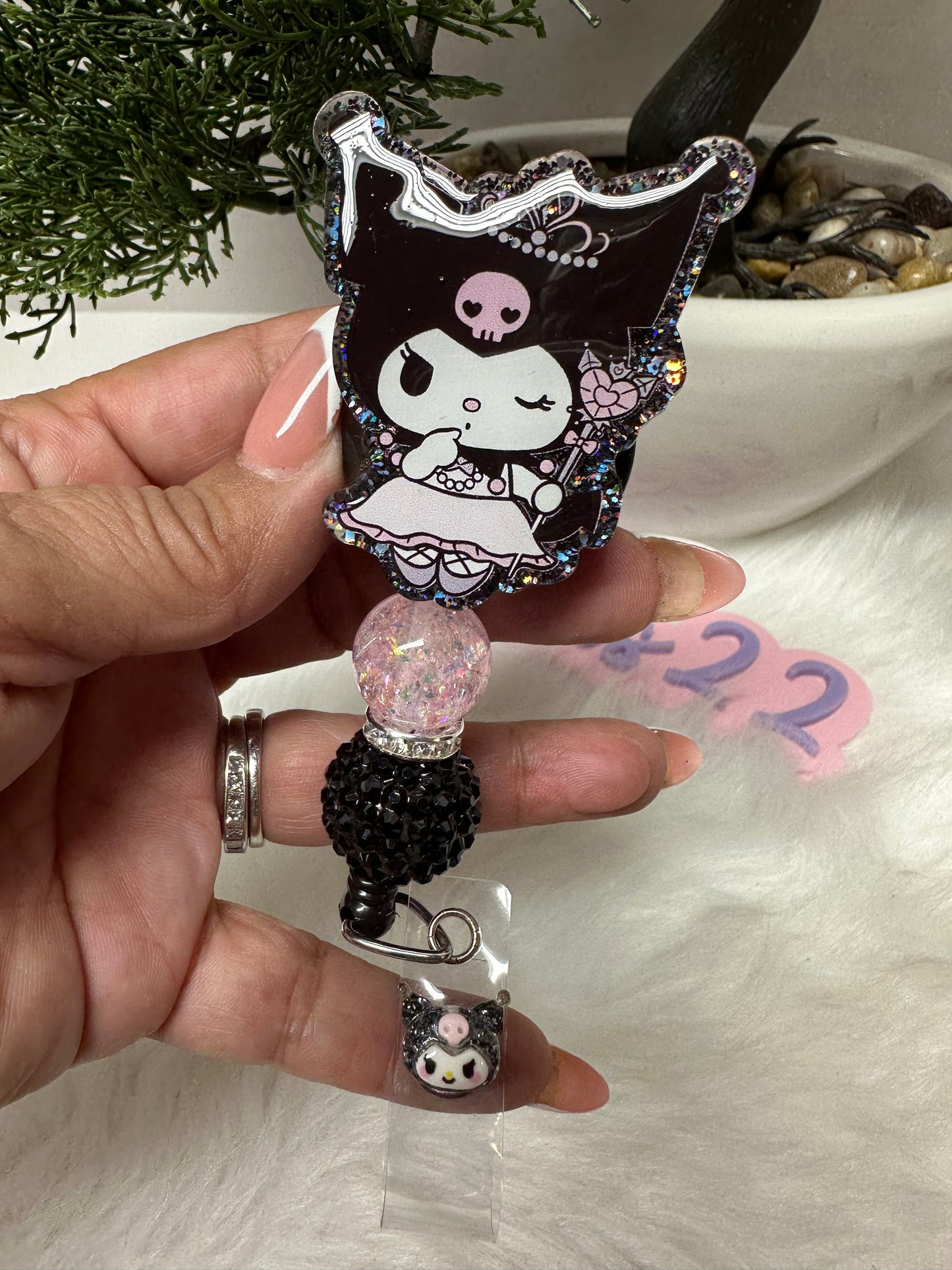 Princess Kuromi Badge Reel