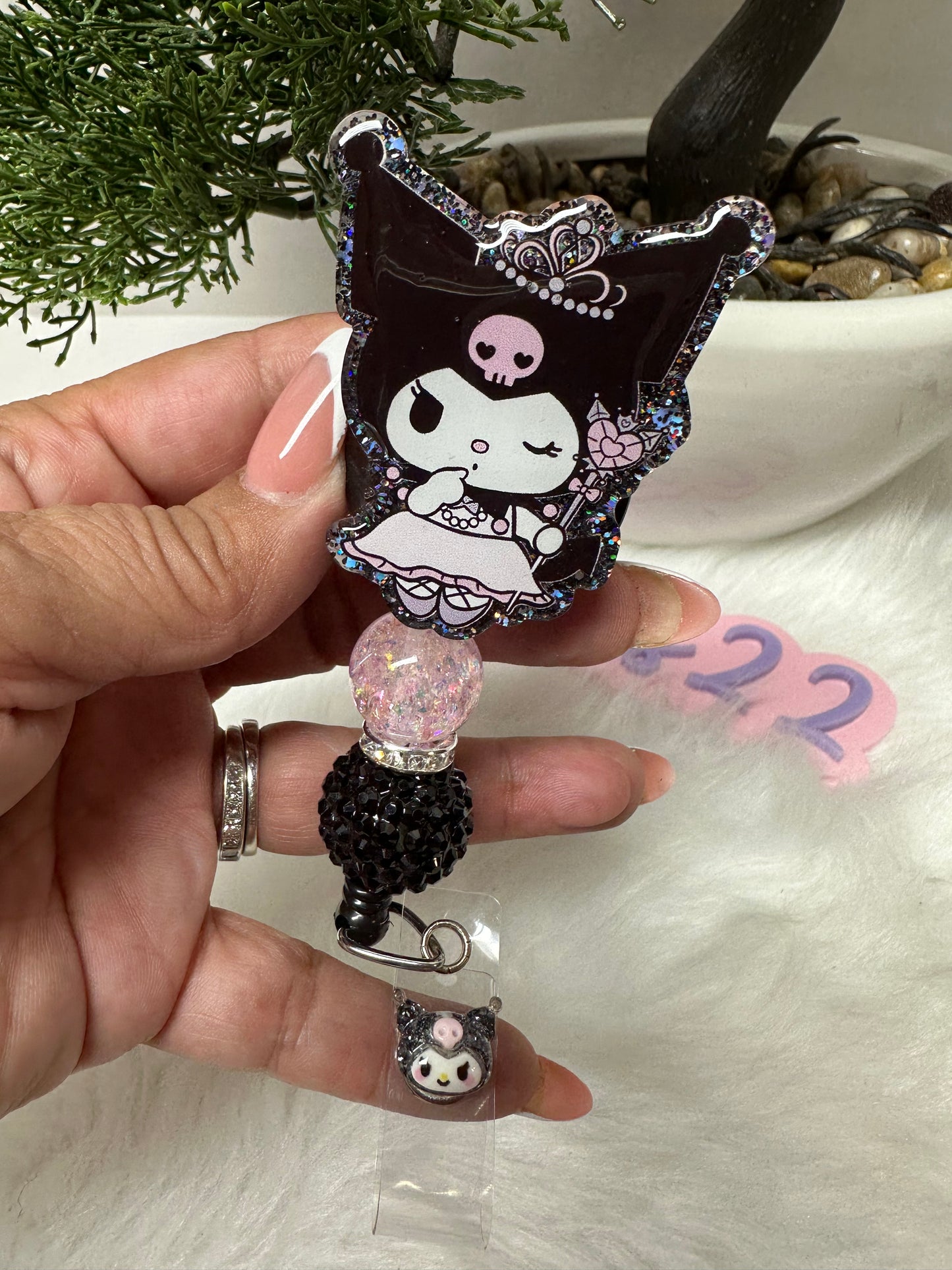 Princess Kuromi Badge Reel
