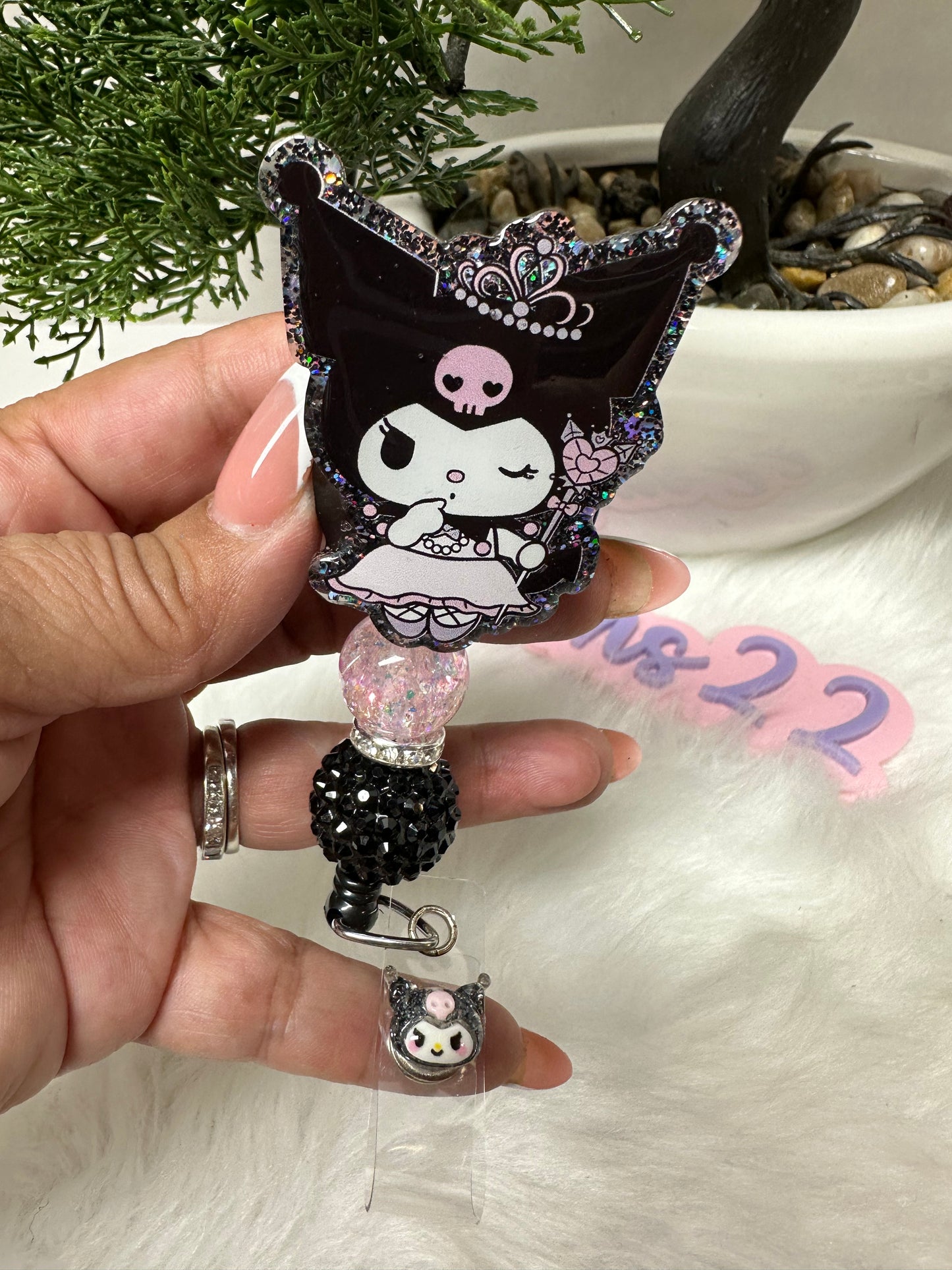 Princess Kuromi Badge Reel