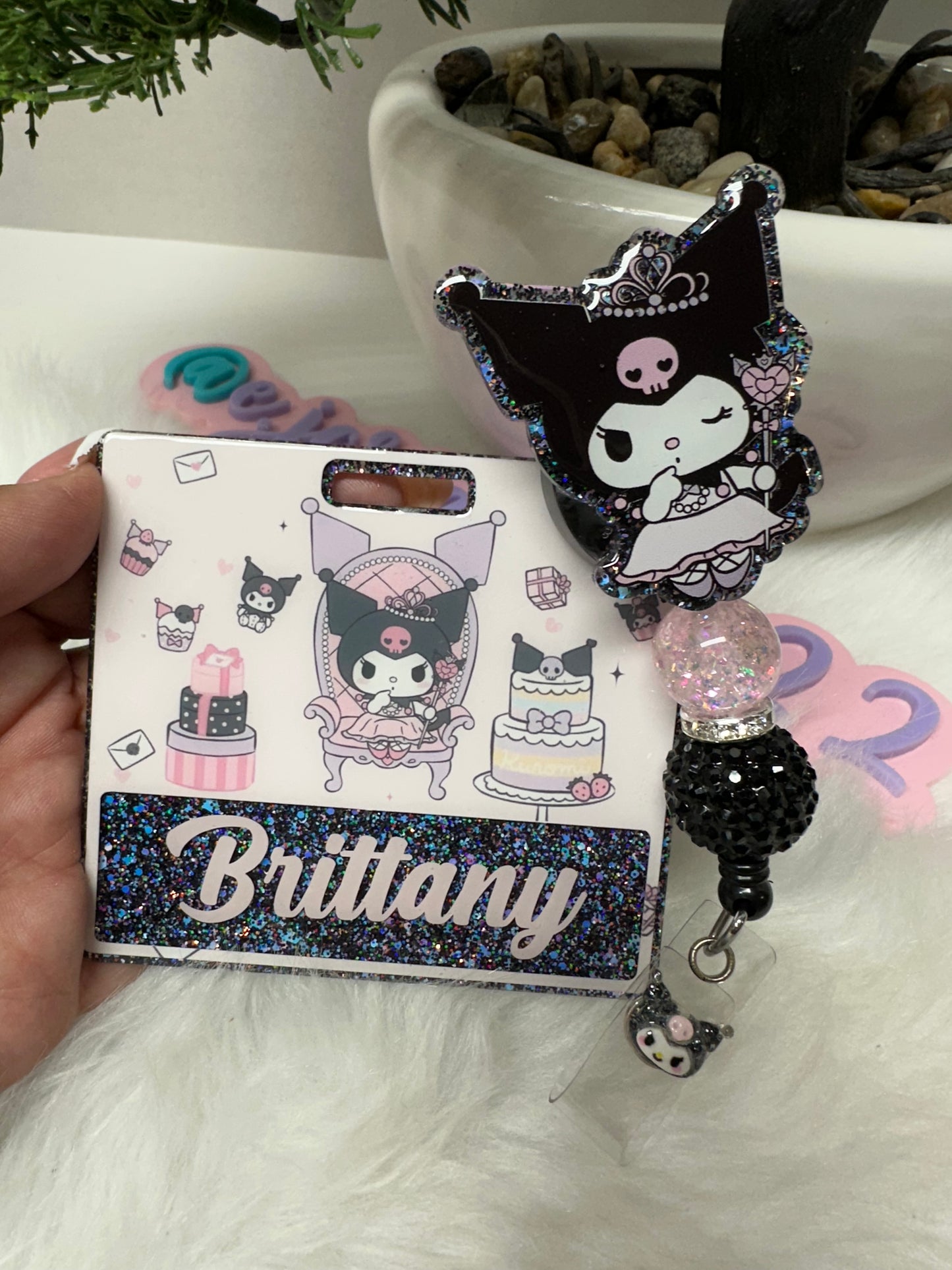 Princess Ku-ro Badge Buddy Set