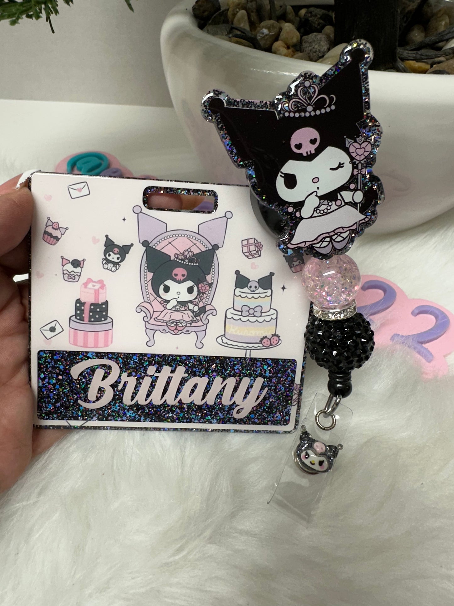 Princess Ku-ro Badge Buddy Set