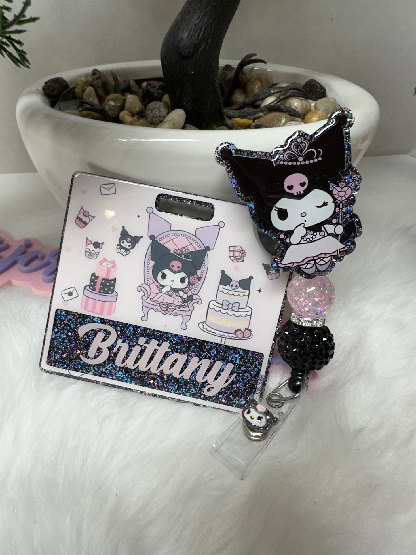 Princess Ku-ro Badge Buddy Set