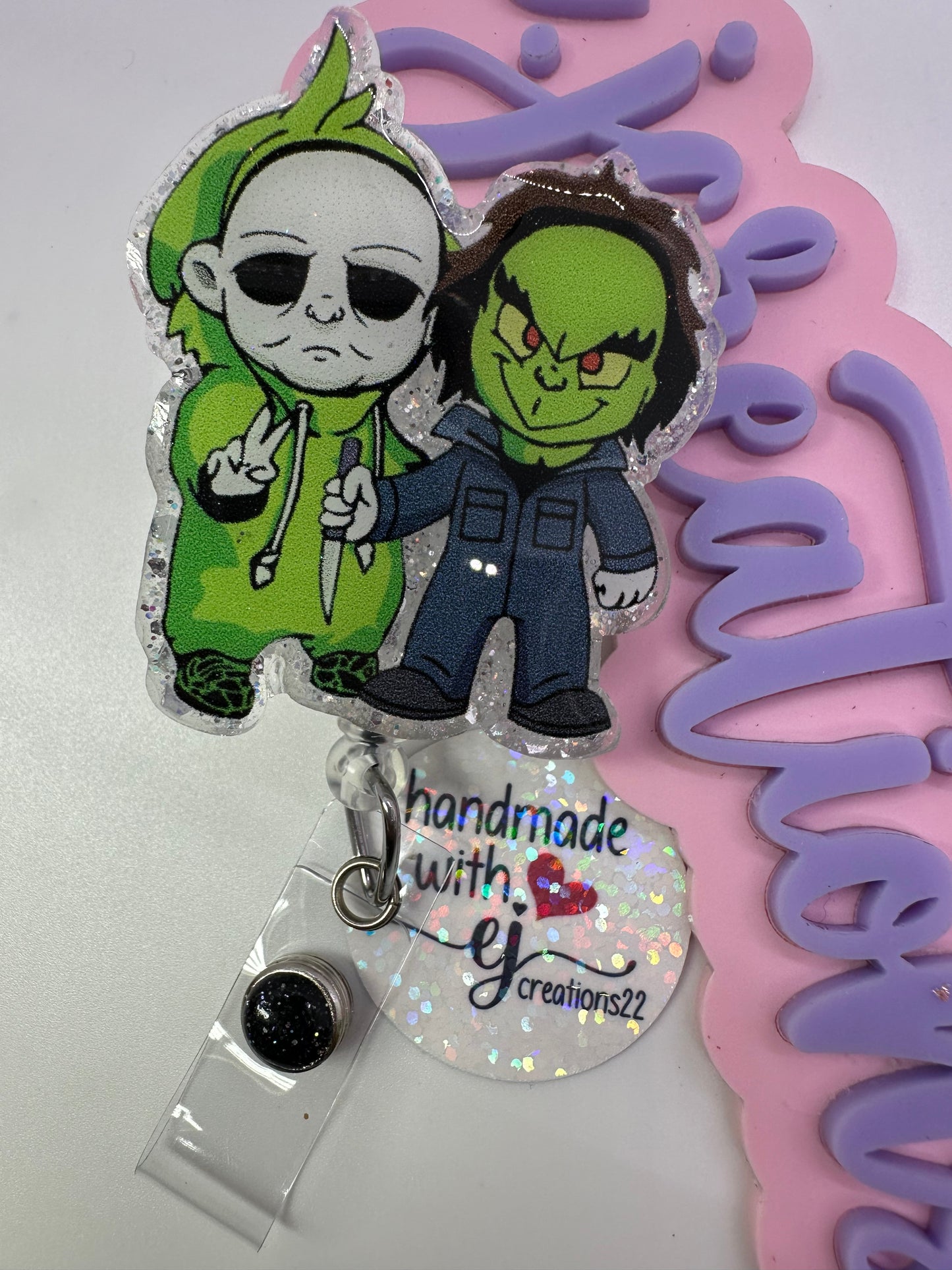 Greench and Myers Badge Reel