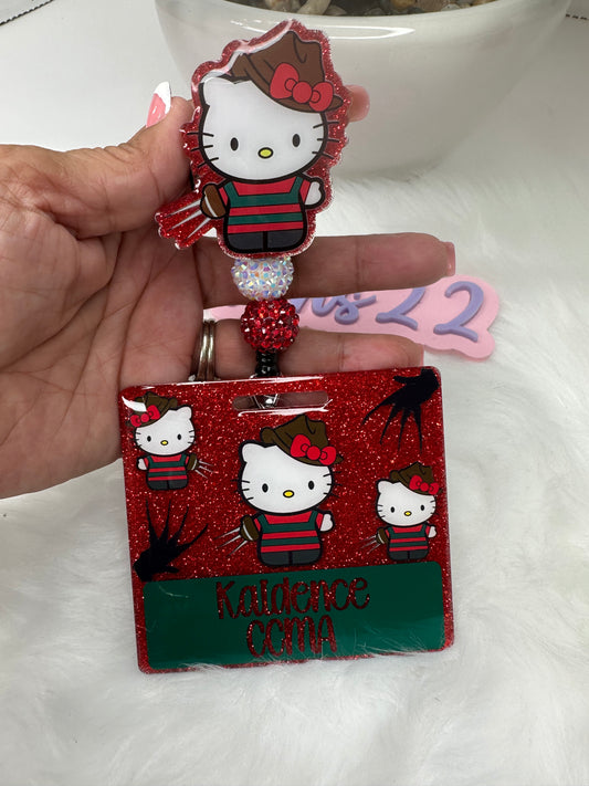 HK Freddy Halloween Badge Buddy Set