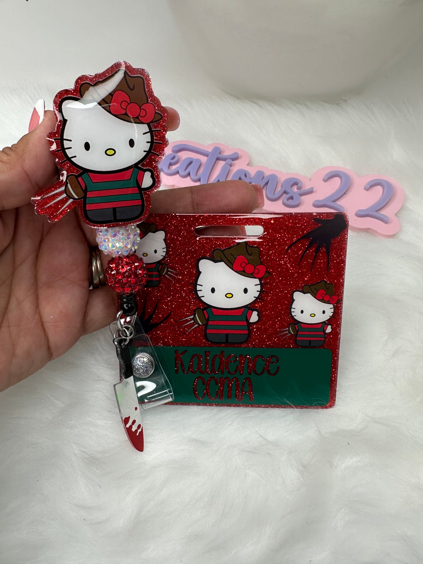 HK Freddy Halloween Badge Buddy Set