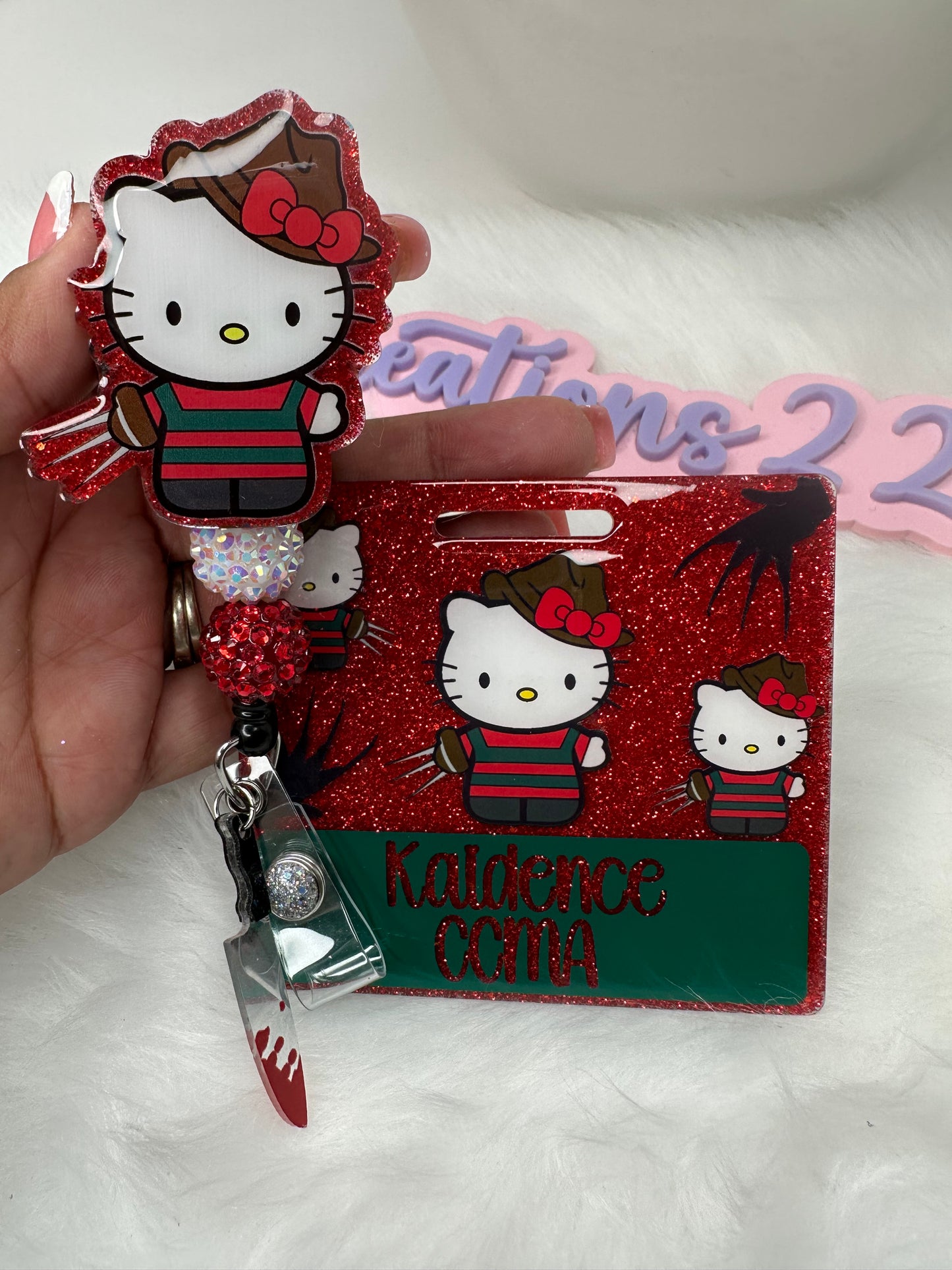 HK Freddy Halloween Badge Buddy Set
