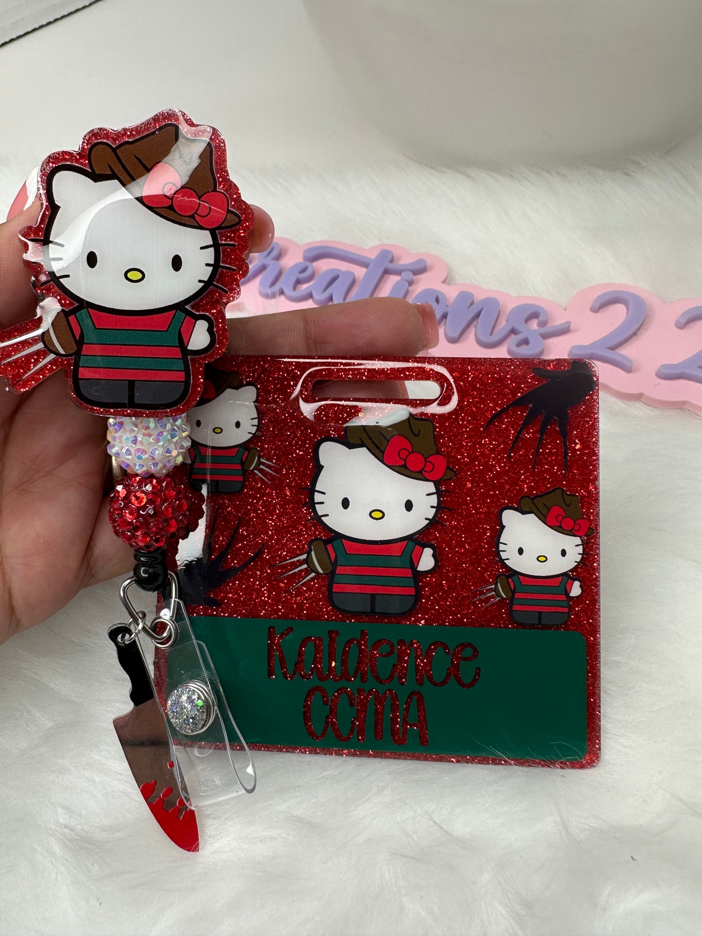 HK Freddy Halloween Badge Buddy Set