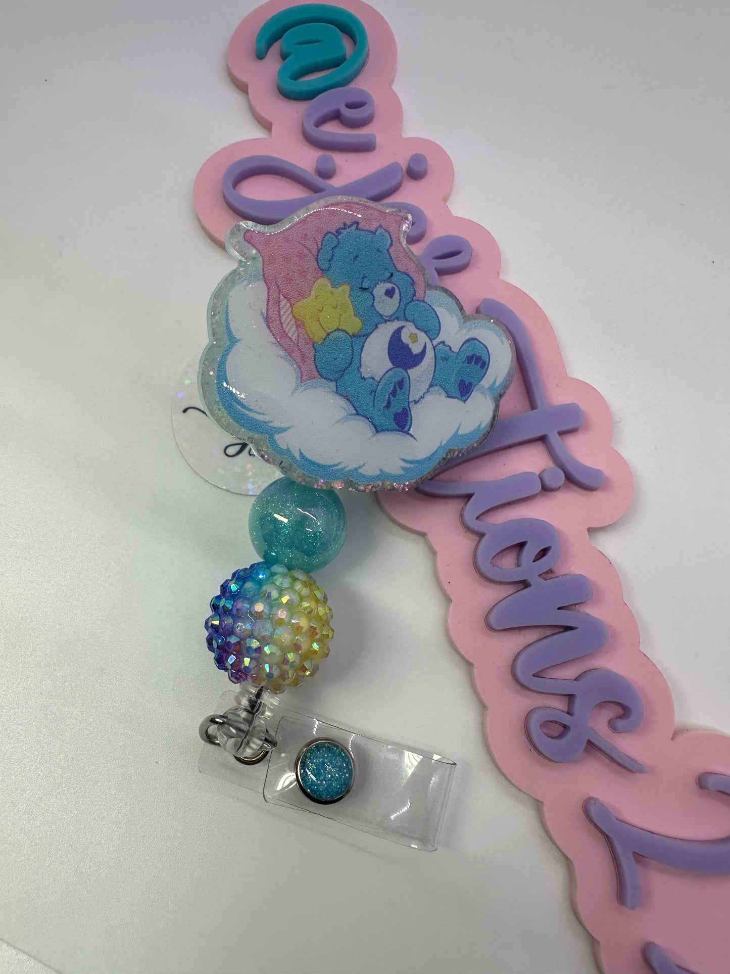 BedTime  Bear on Cloud Badge Reel