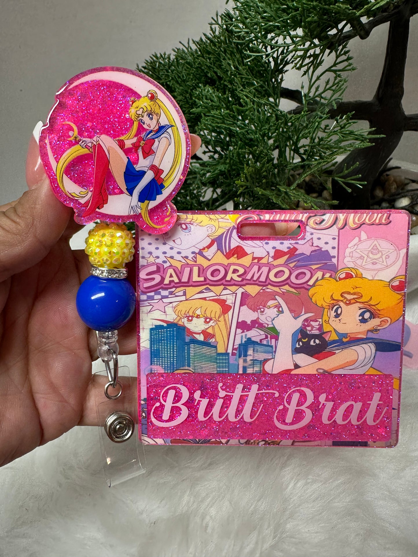 SailorMoon Badge Buddy Set