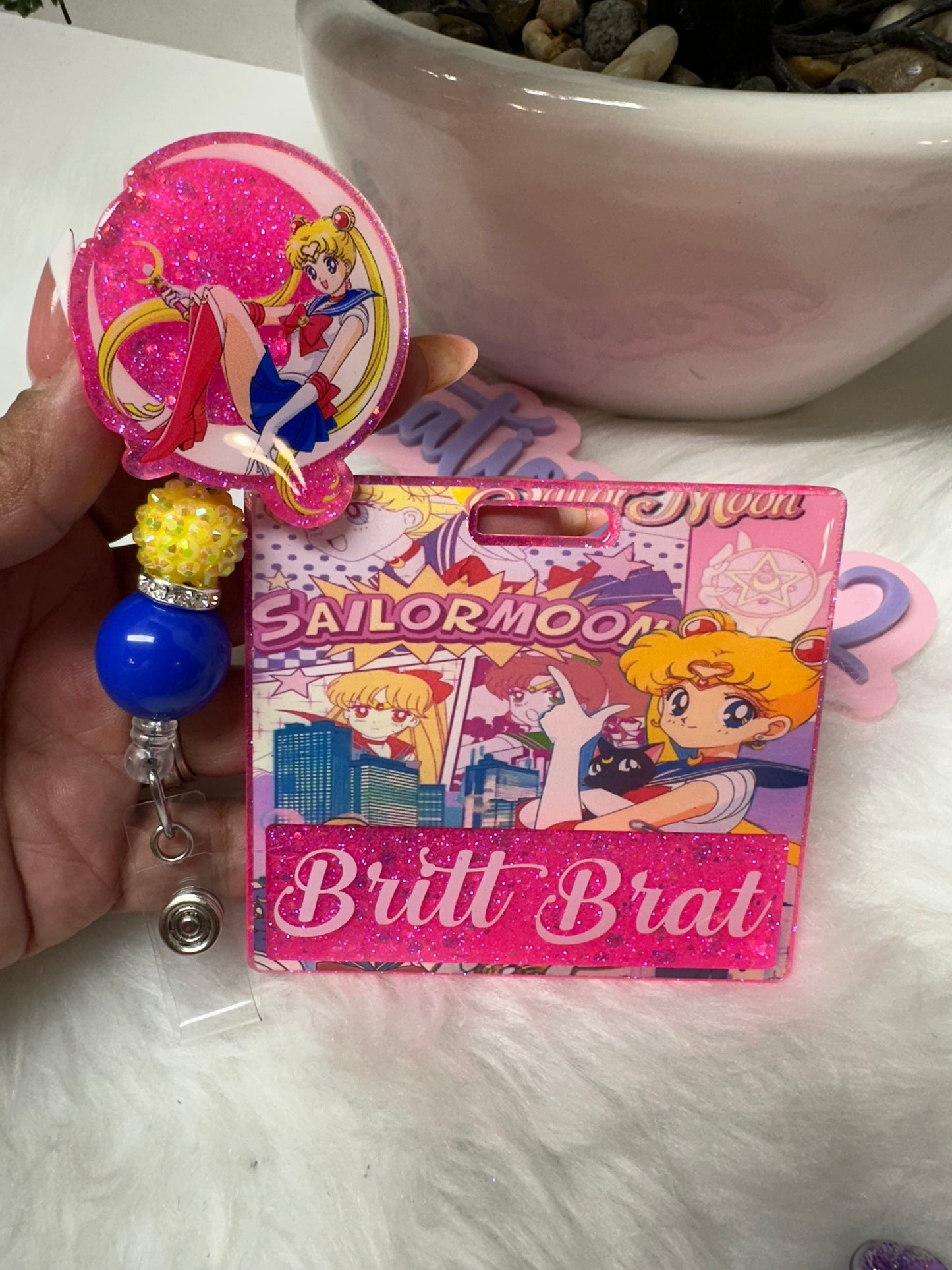 SailorMoon Badge Buddy Set